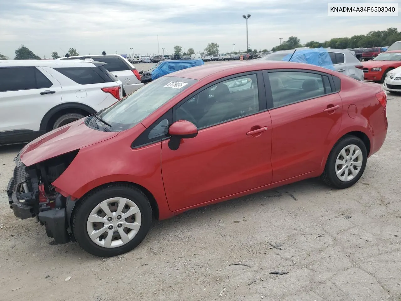 KNADM4A34F6503040 2015 Kia Rio Lx