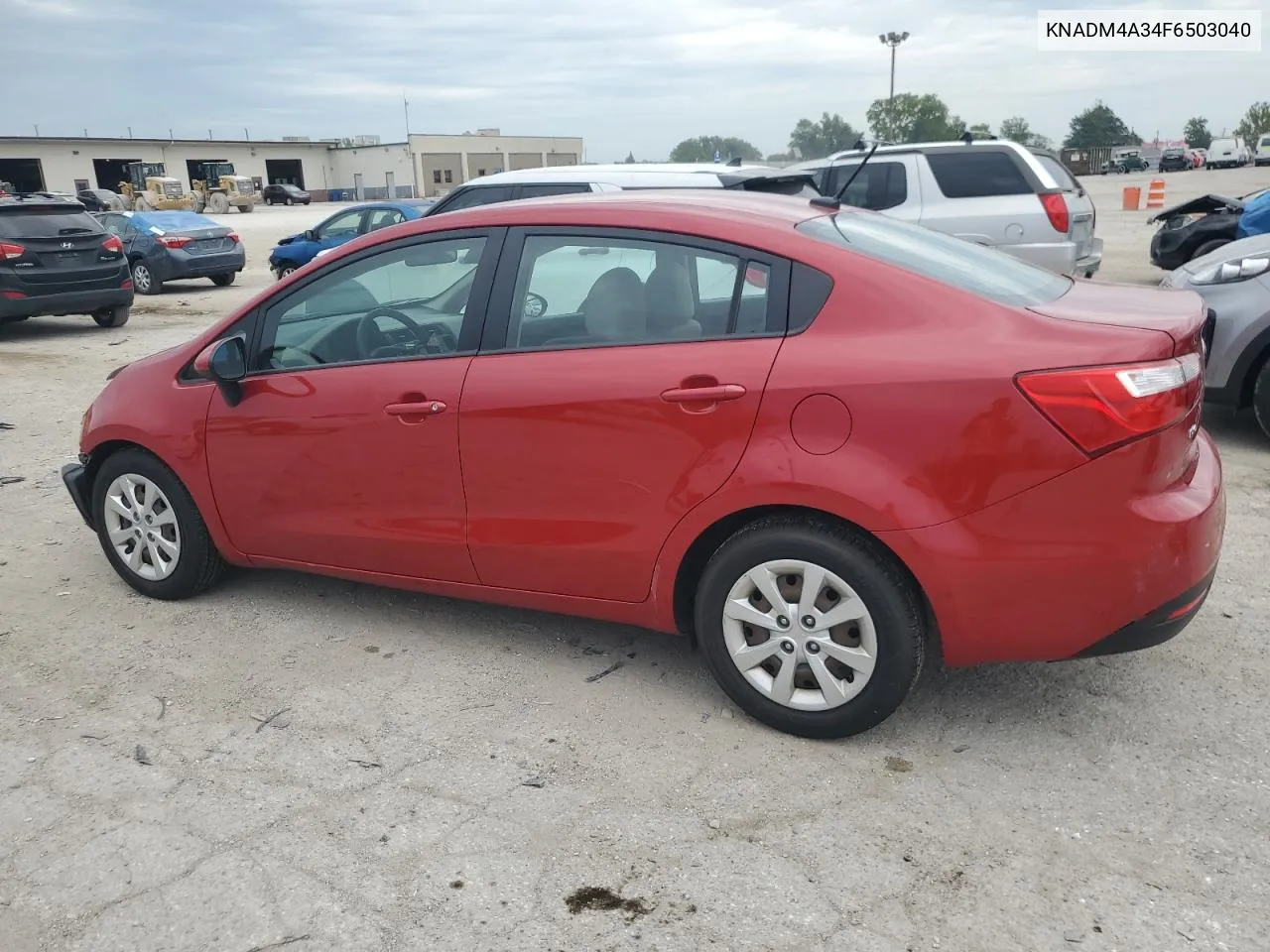 2015 Kia Rio Lx VIN: KNADM4A34F6503040 Lot: 67678094