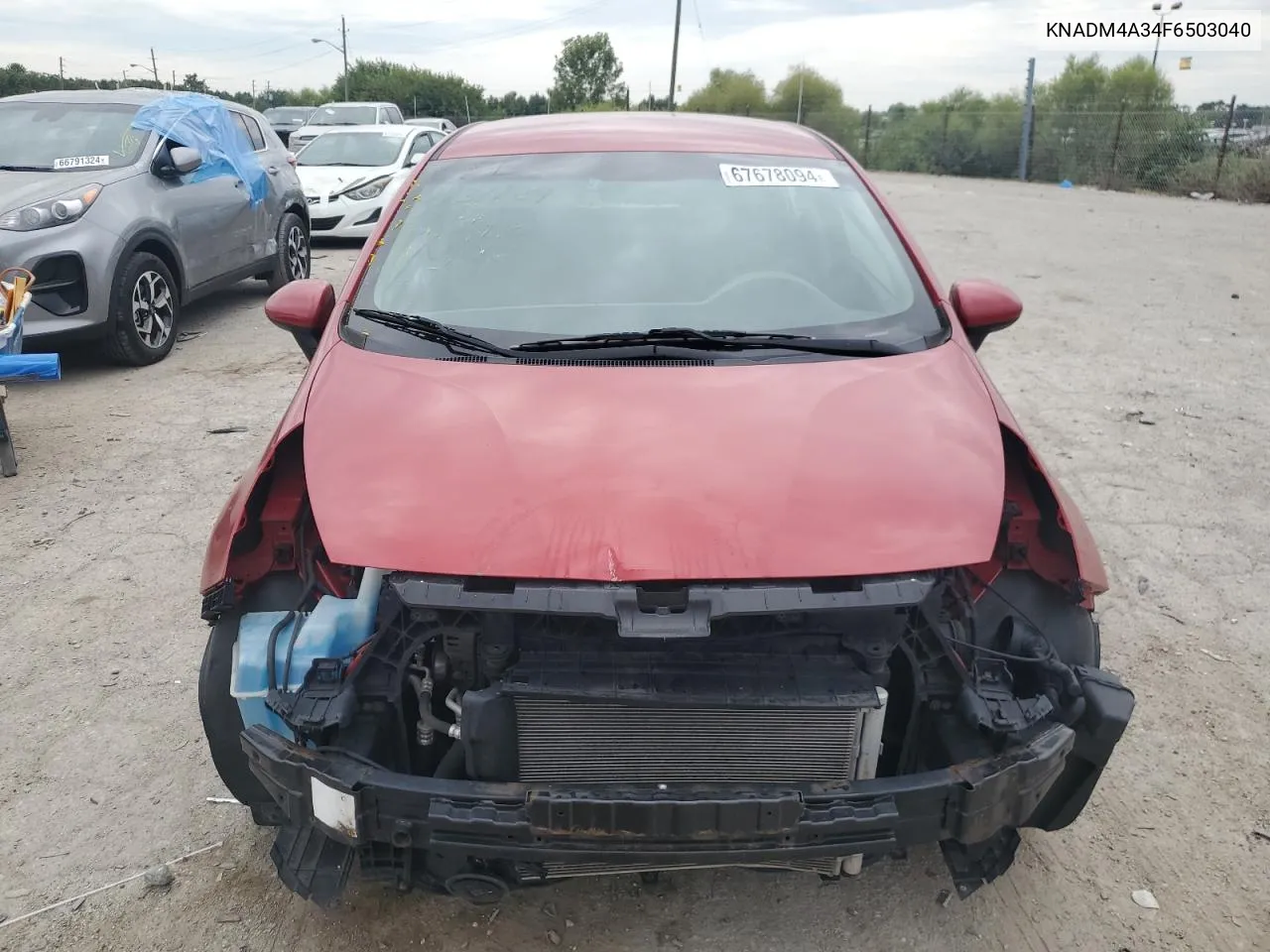 KNADM4A34F6503040 2015 Kia Rio Lx