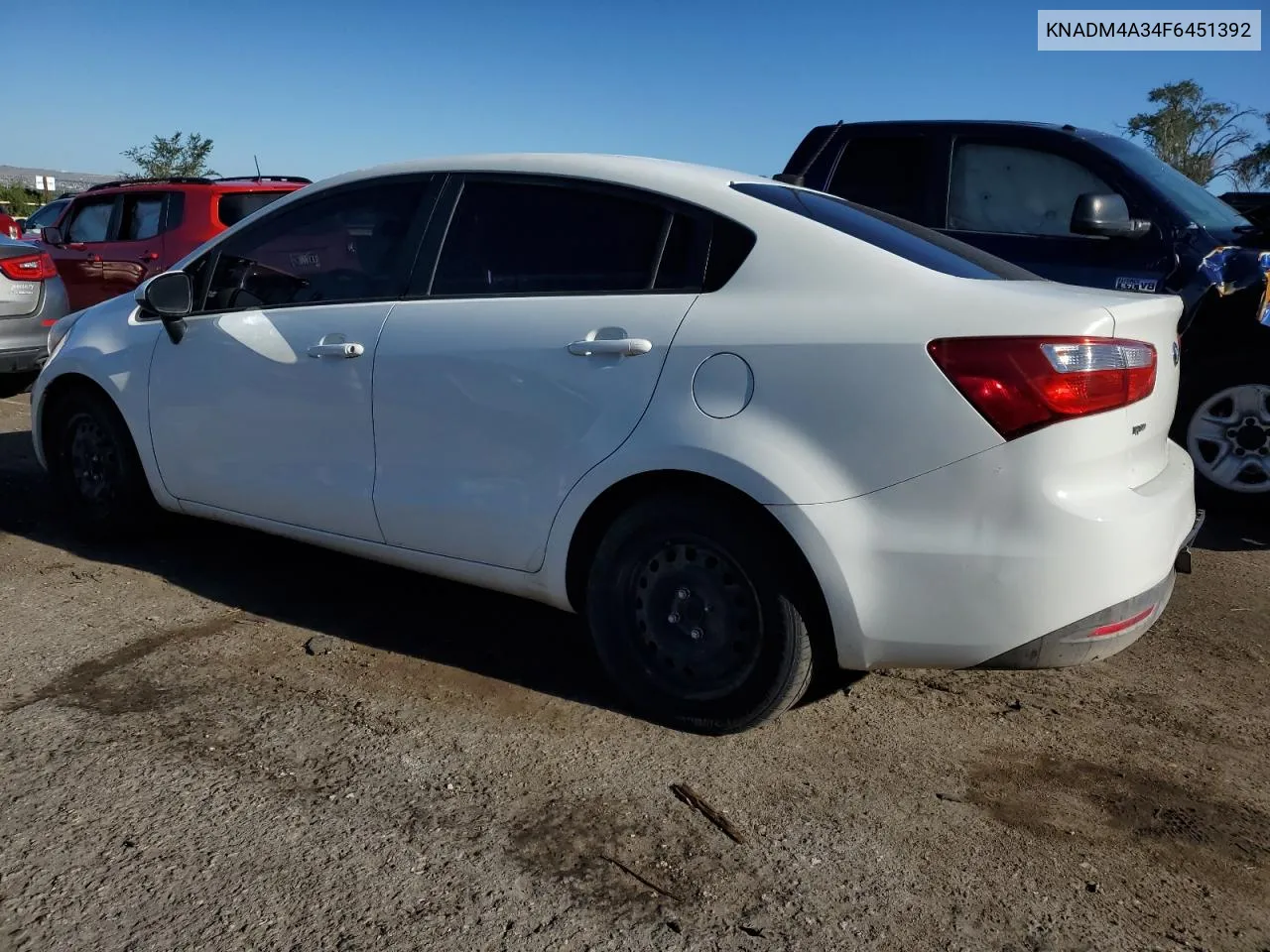 2015 Kia Rio Lx VIN: KNADM4A34F6451392 Lot: 69026234