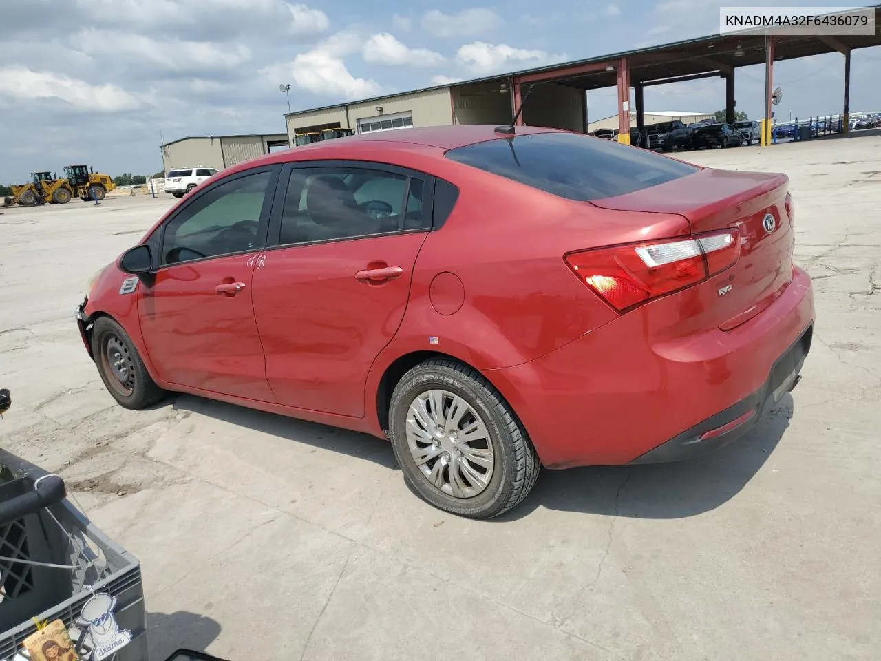 KNADM4A32F6436079 2015 Kia Rio Lx