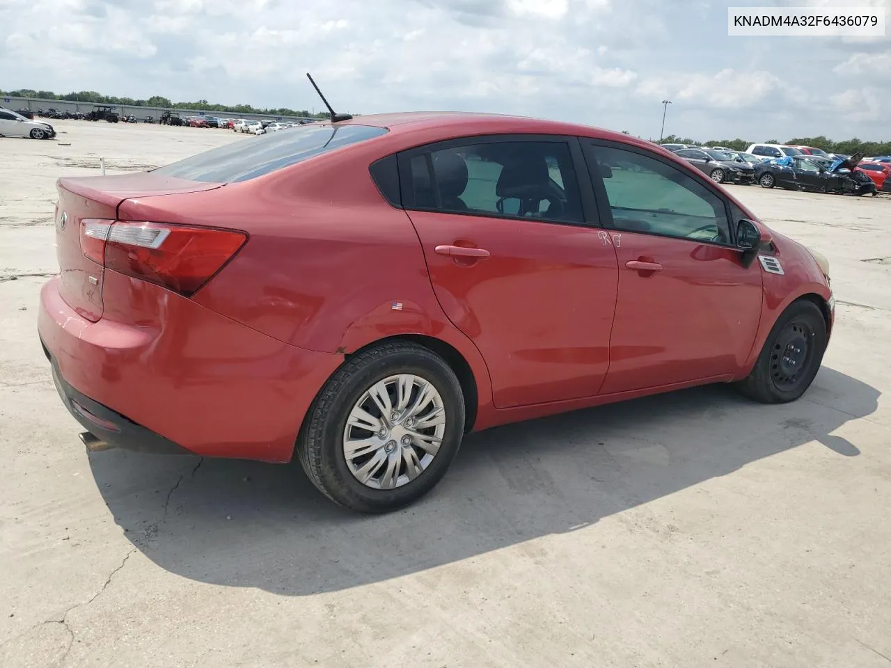 2015 Kia Rio Lx VIN: KNADM4A32F6436079 Lot: 70433444