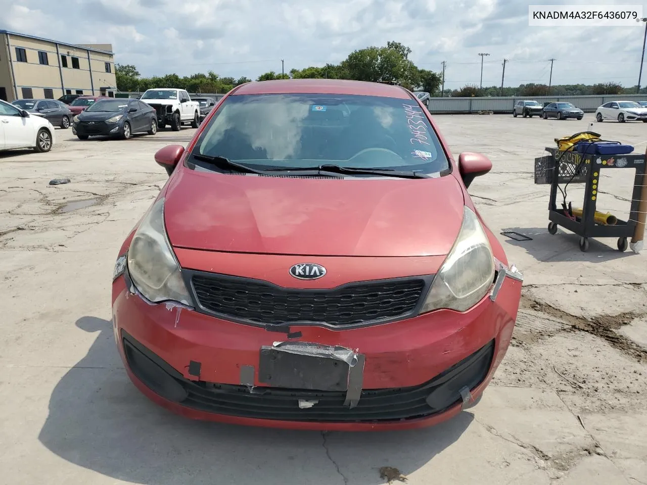 2015 Kia Rio Lx VIN: KNADM4A32F6436079 Lot: 70433444