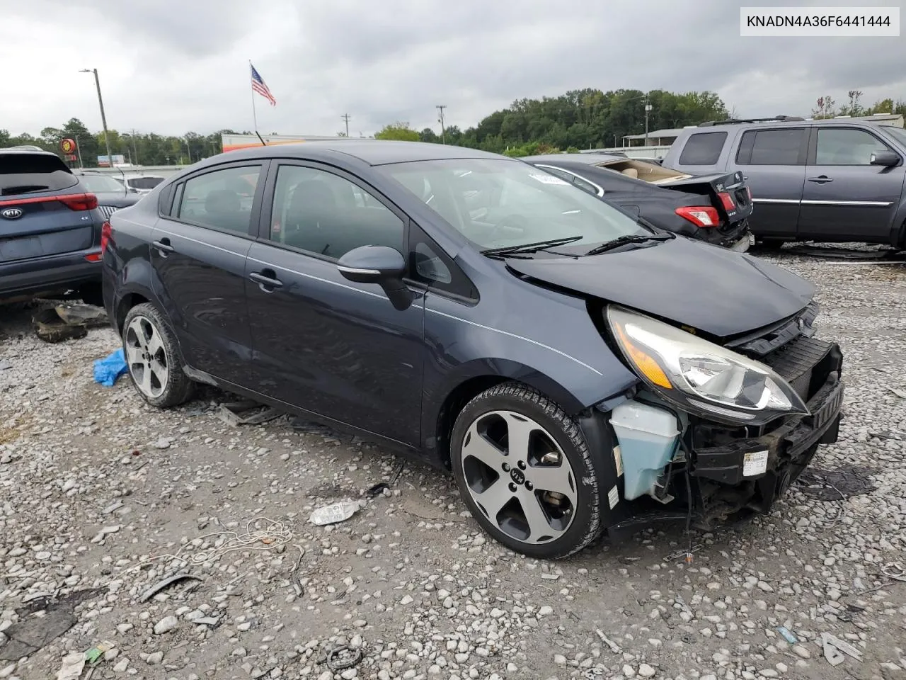 2015 Kia Rio Ex VIN: KNADN4A36F6441444 Lot: 70450514