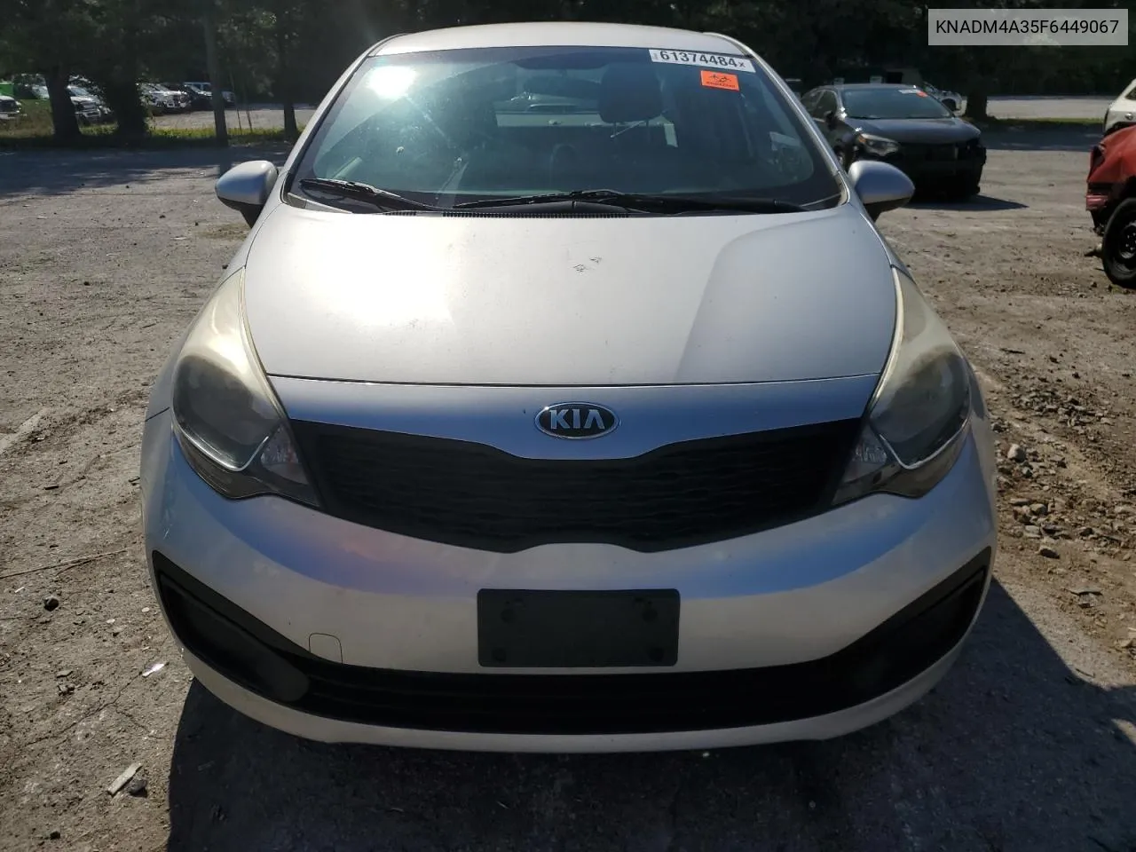 2015 Kia Rio Lx VIN: KNADM4A35F6449067 Lot: 70750334