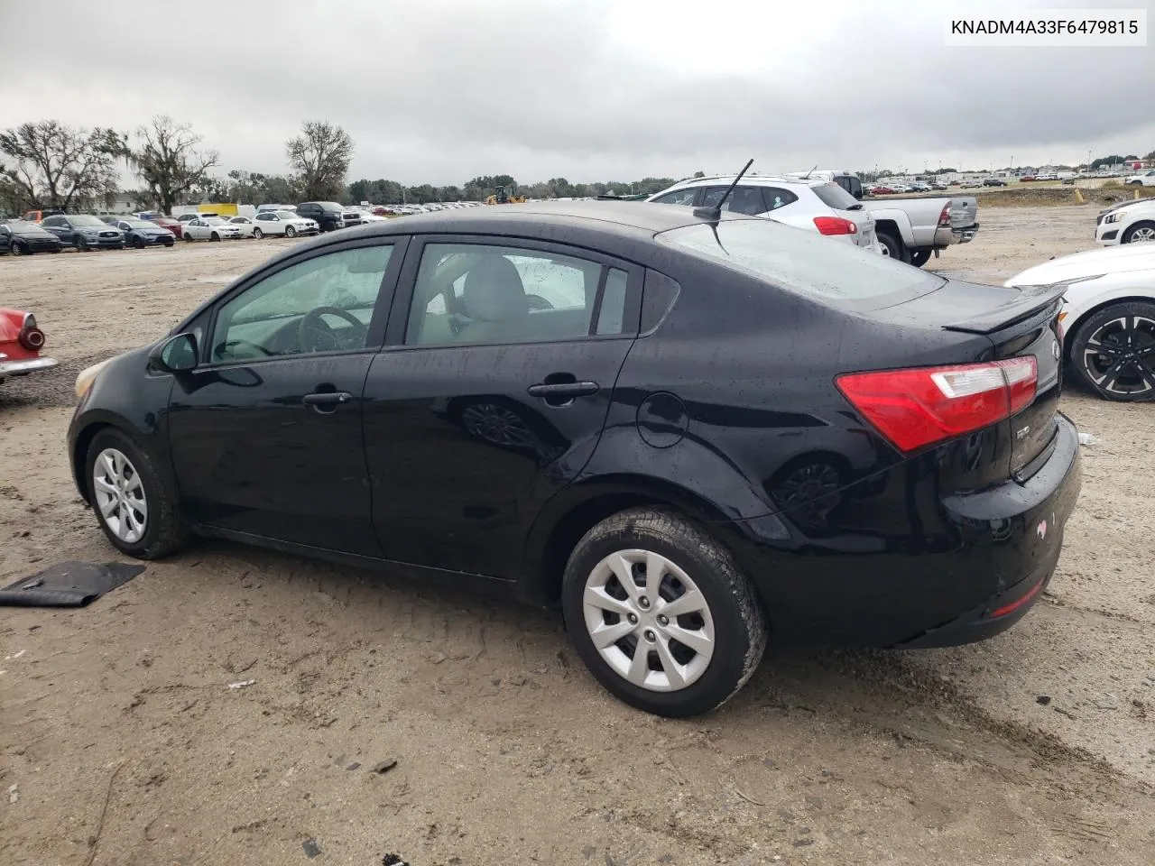 2015 Kia Rio Lx VIN: KNADM4A33F6479815 Lot: 71001614