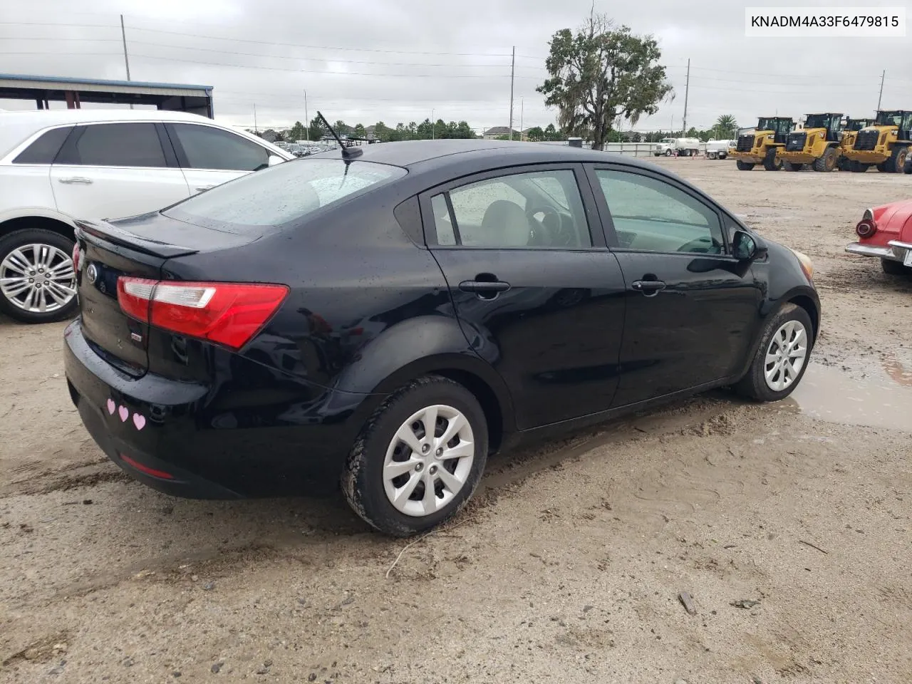 2015 Kia Rio Lx VIN: KNADM4A33F6479815 Lot: 71001614