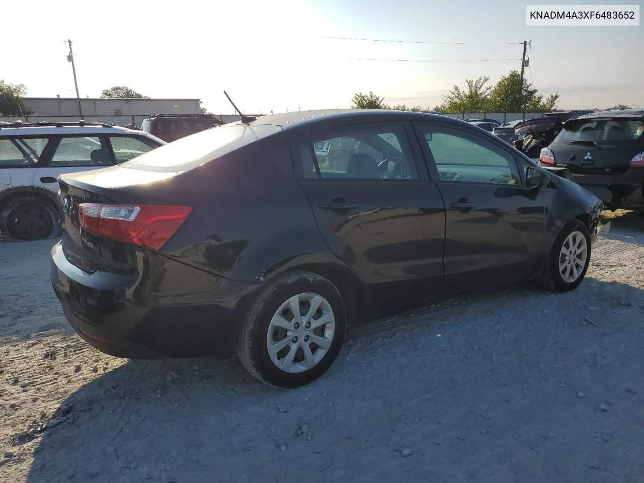 KNADM4A3XF6483652 2015 Kia Rio Lx