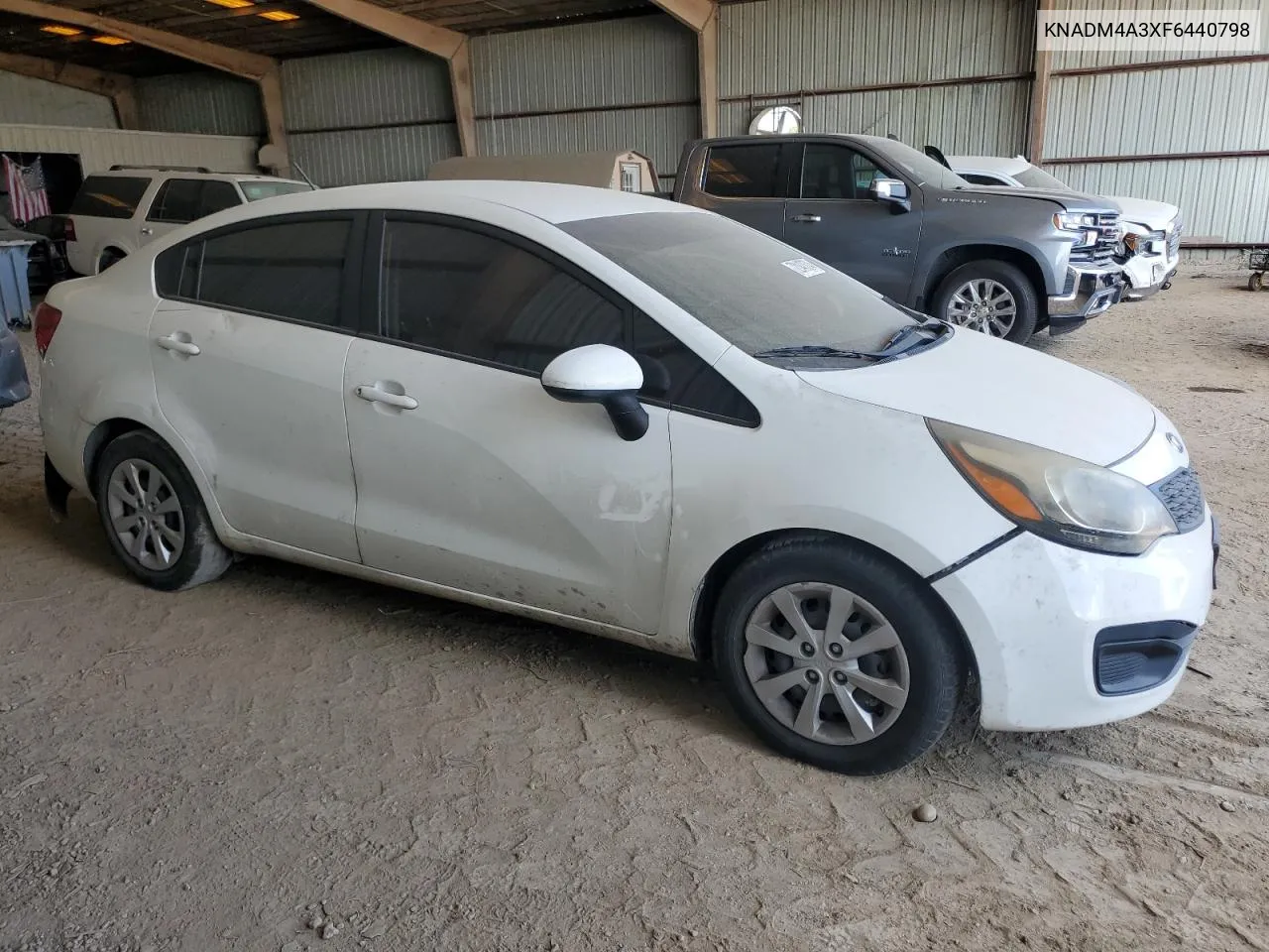 2015 Kia Rio Lx VIN: KNADM4A3XF6440798 Lot: 72147374