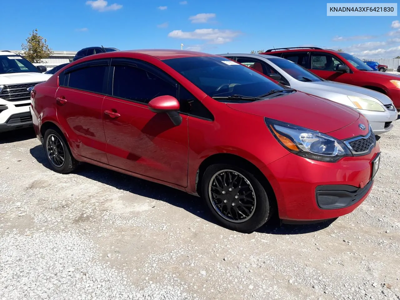 2015 Kia Rio Ex VIN: KNADN4A3XF6421830 Lot: 73192814