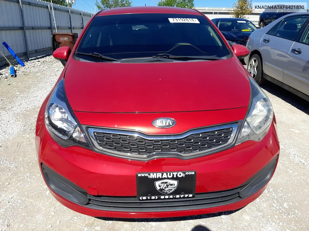 2015 Kia Rio Ex VIN: KNADN4A3XF6421830 Lot: 73192814