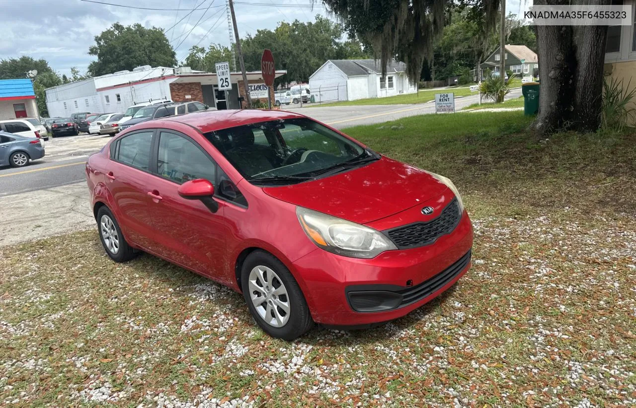 KNADM4A35F6455323 2015 Kia Rio Lx