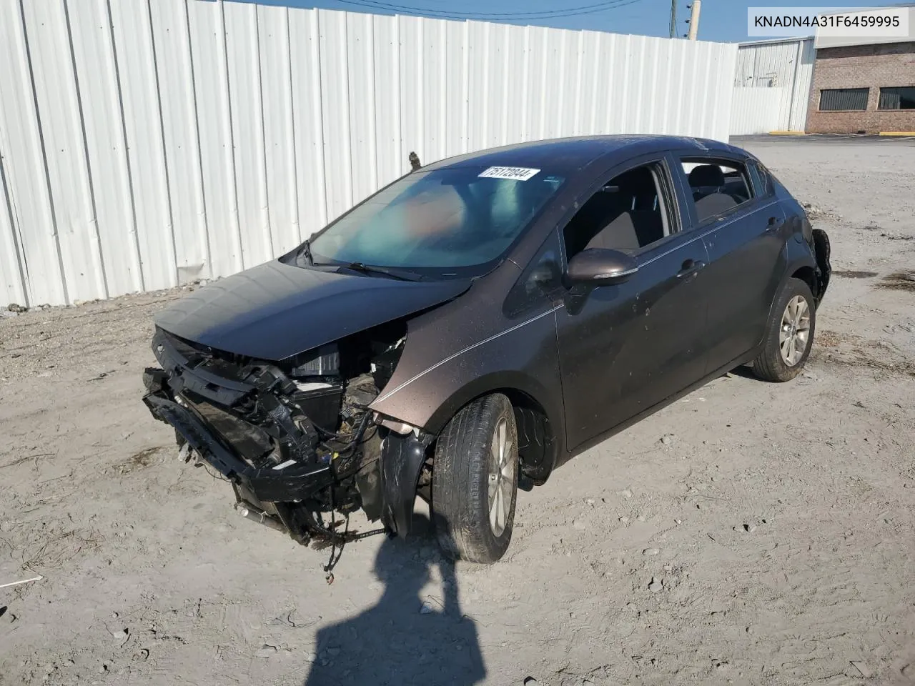 2015 Kia Rio Ex VIN: KNADN4A31F6459995 Lot: 75172844