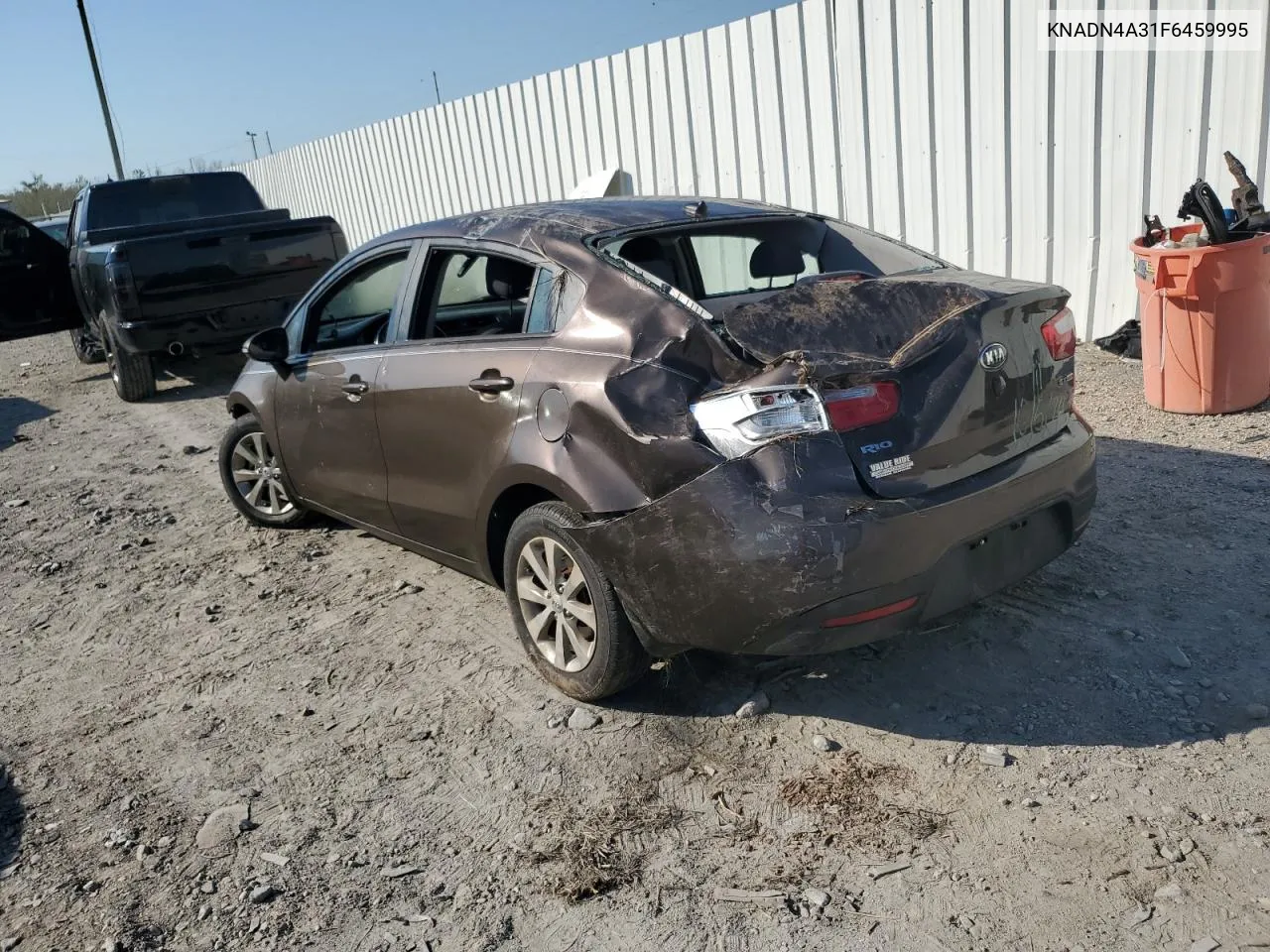 2015 Kia Rio Ex VIN: KNADN4A31F6459995 Lot: 75172844