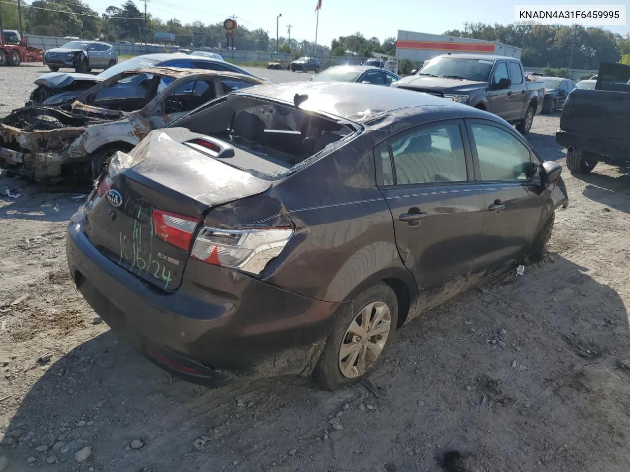 2015 Kia Rio Ex VIN: KNADN4A31F6459995 Lot: 75172844