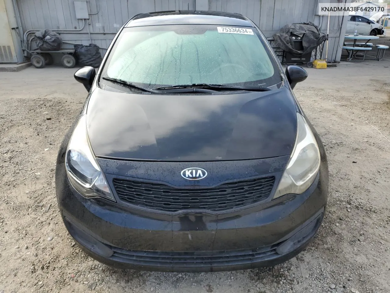 2015 Kia Rio Lx VIN: KNADM4A38F6429170 Lot: 75336634