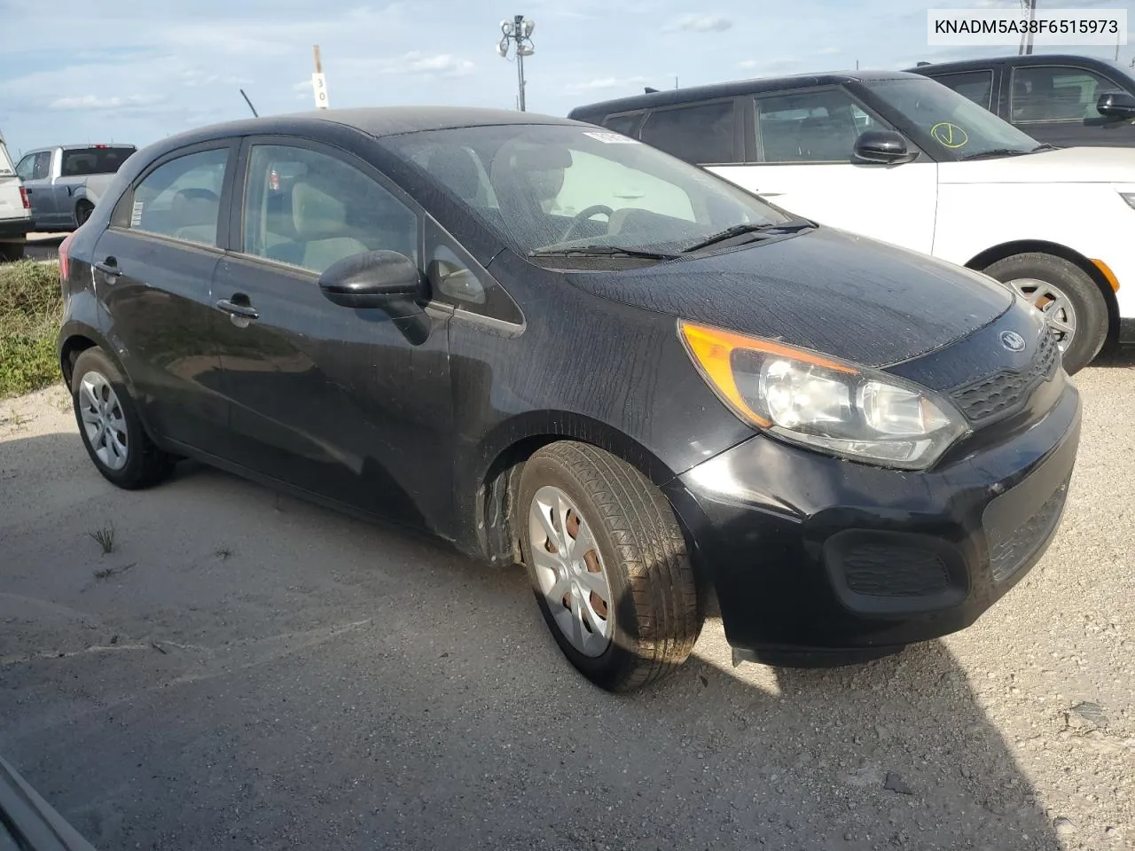 2015 Kia Rio Lx VIN: KNADM5A38F6515973 Lot: 76196154