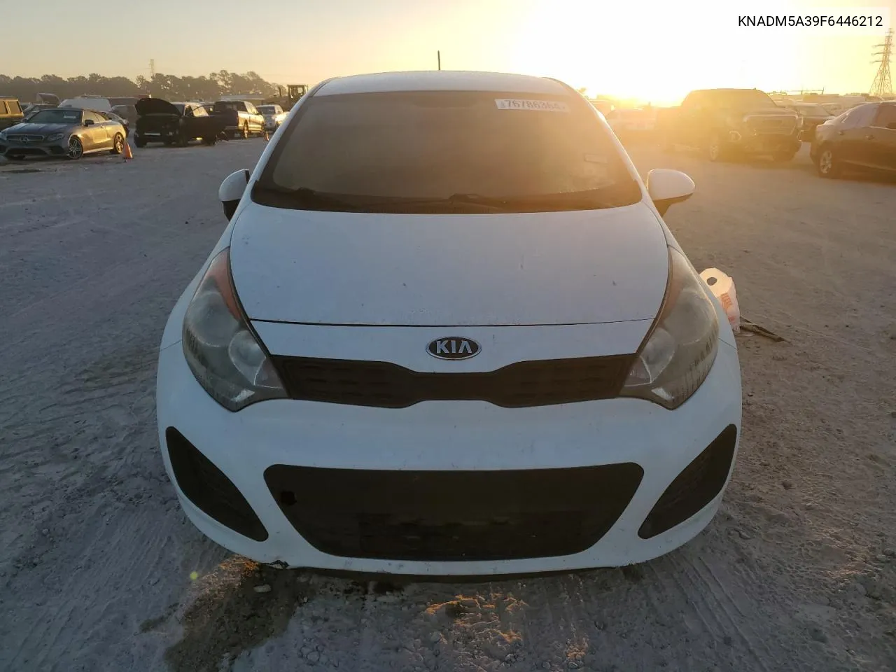 2015 Kia Rio Lx VIN: KNADM5A39F6446212 Lot: 76786364