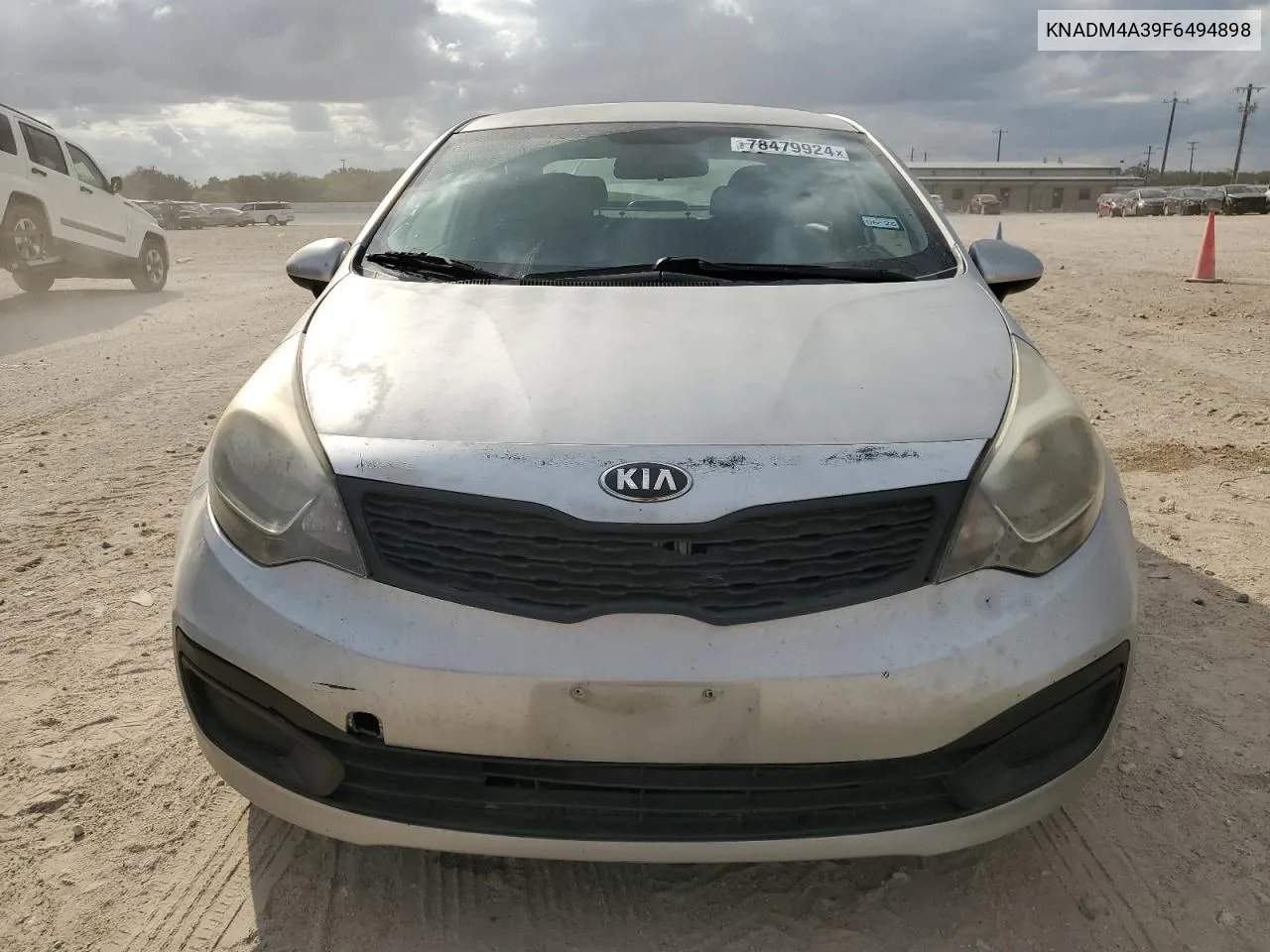 2015 Kia Rio Lx VIN: KNADM4A39F6494898 Lot: 78479924