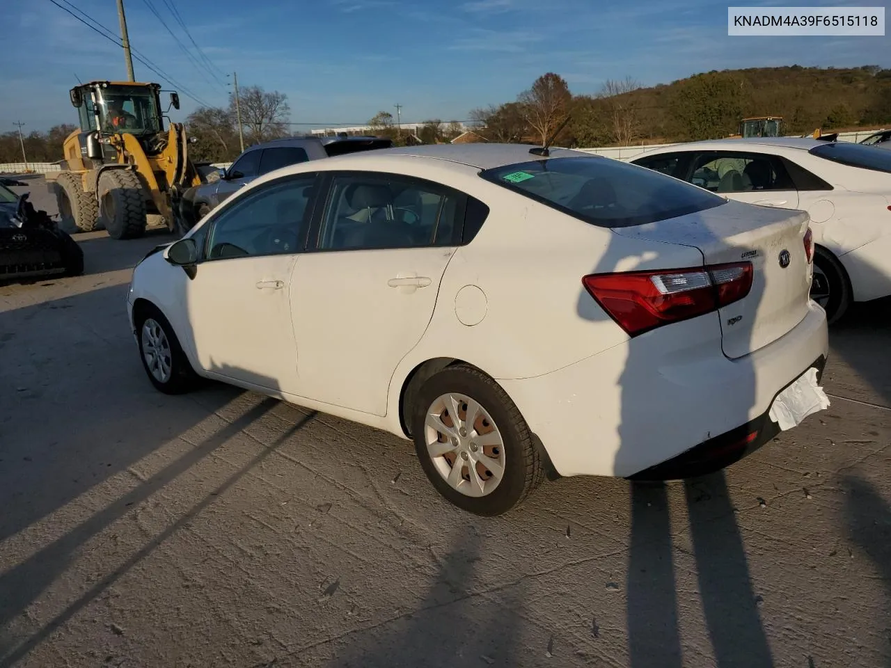 2015 Kia Rio Lx VIN: KNADM4A39F6515118 Lot: 78588734