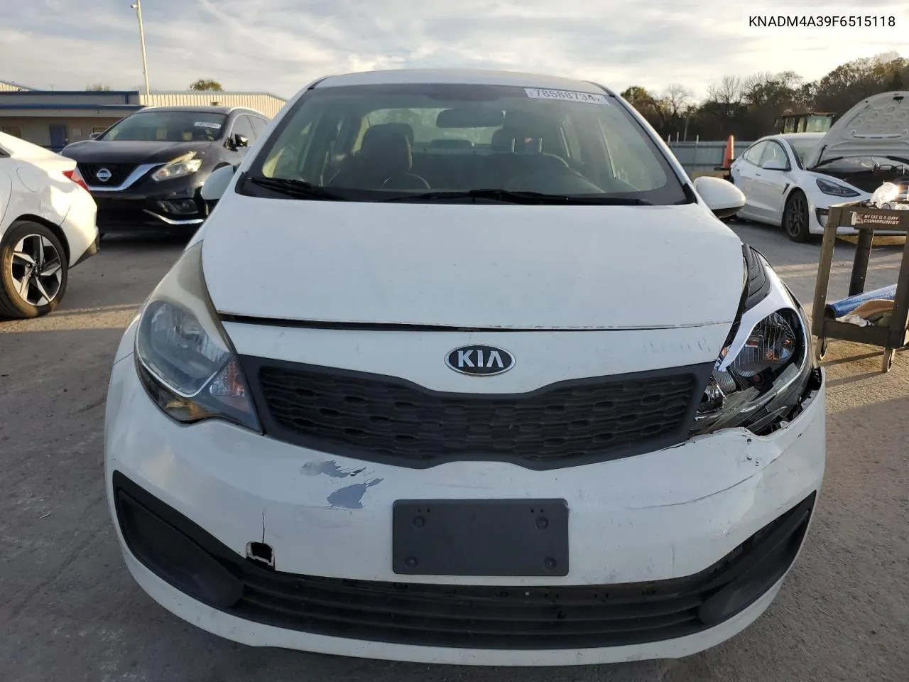 KNADM4A39F6515118 2015 Kia Rio Lx