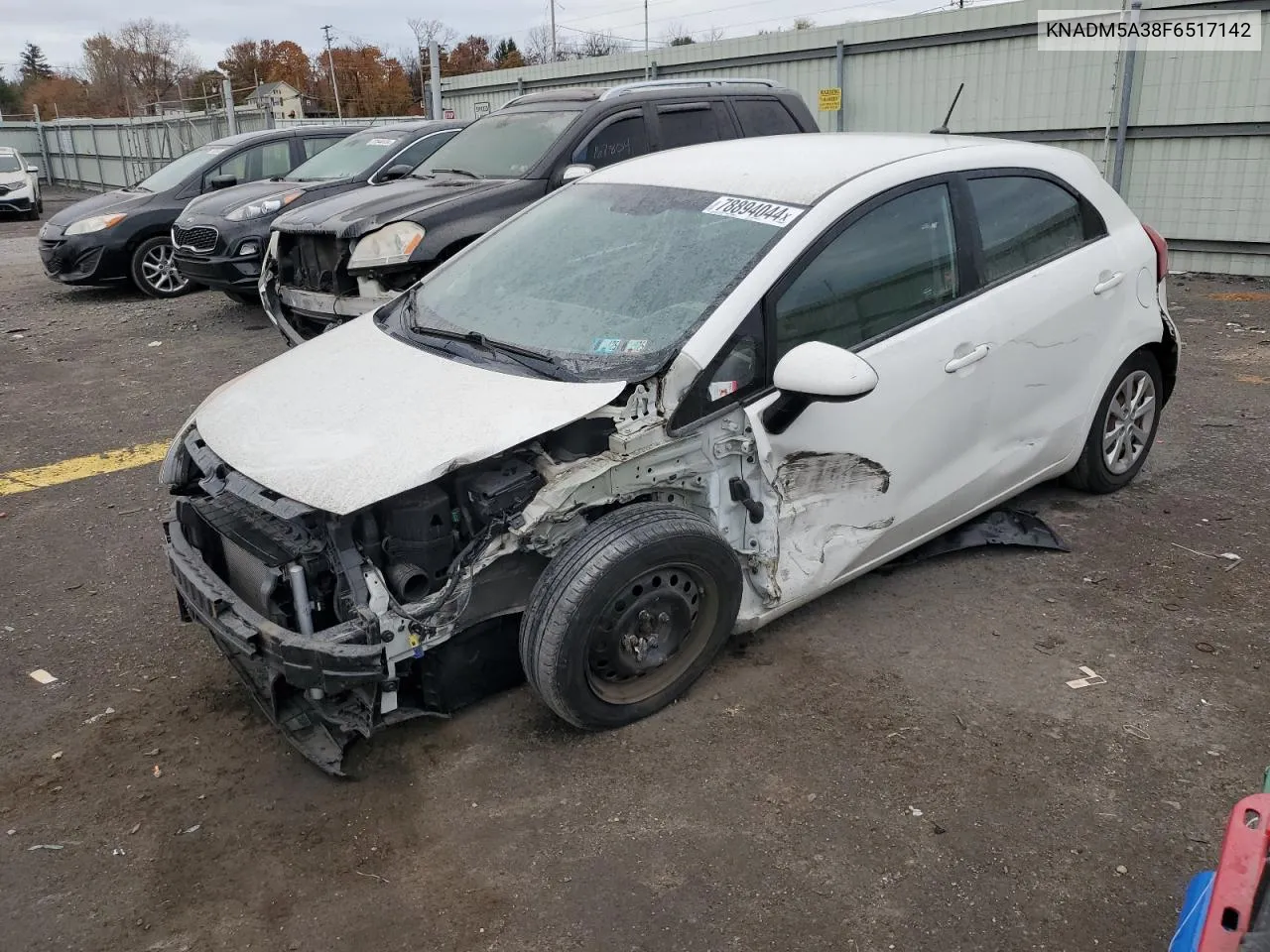 2015 Kia Rio Lx VIN: KNADM5A38F6517142 Lot: 78894044