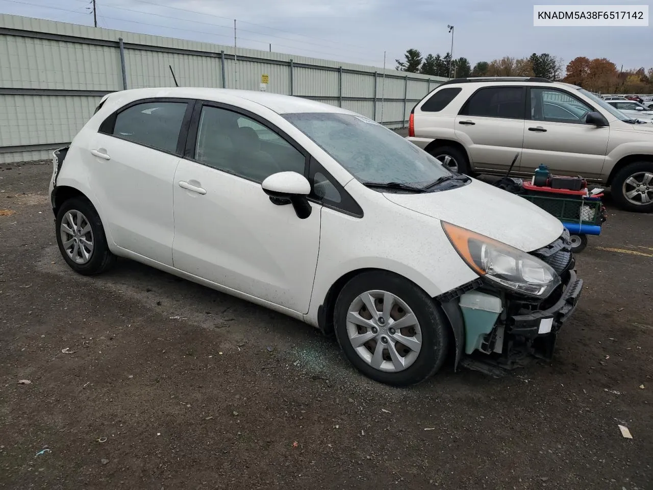 2015 Kia Rio Lx VIN: KNADM5A38F6517142 Lot: 78894044