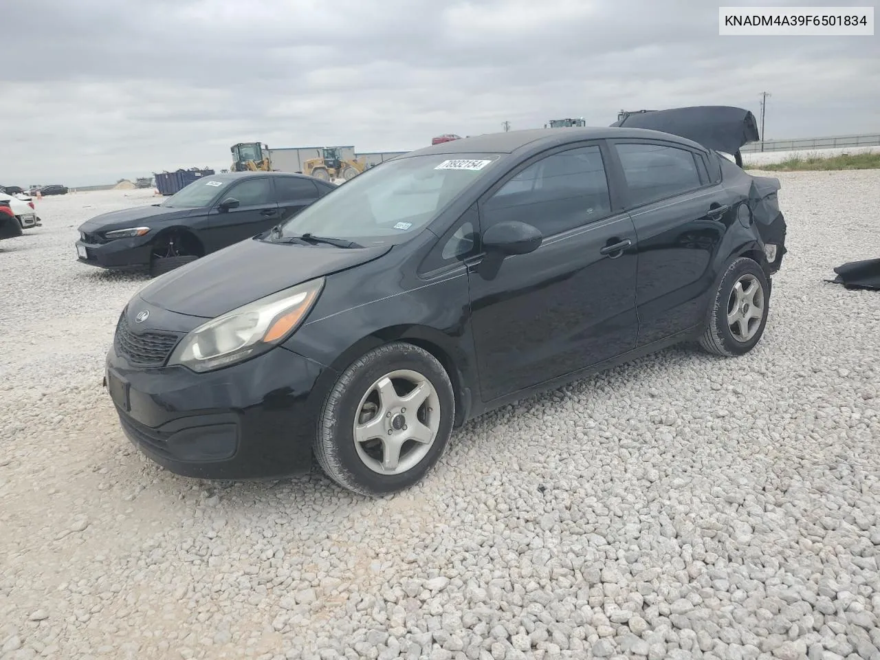 2015 Kia Rio Lx VIN: KNADM4A39F6501834 Lot: 78932154