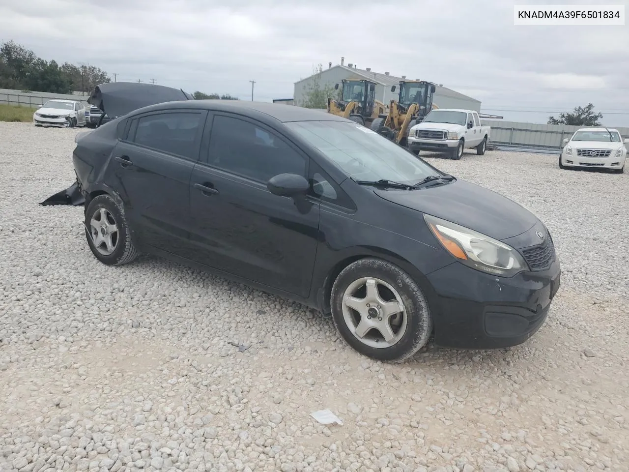 2015 Kia Rio Lx VIN: KNADM4A39F6501834 Lot: 78932154