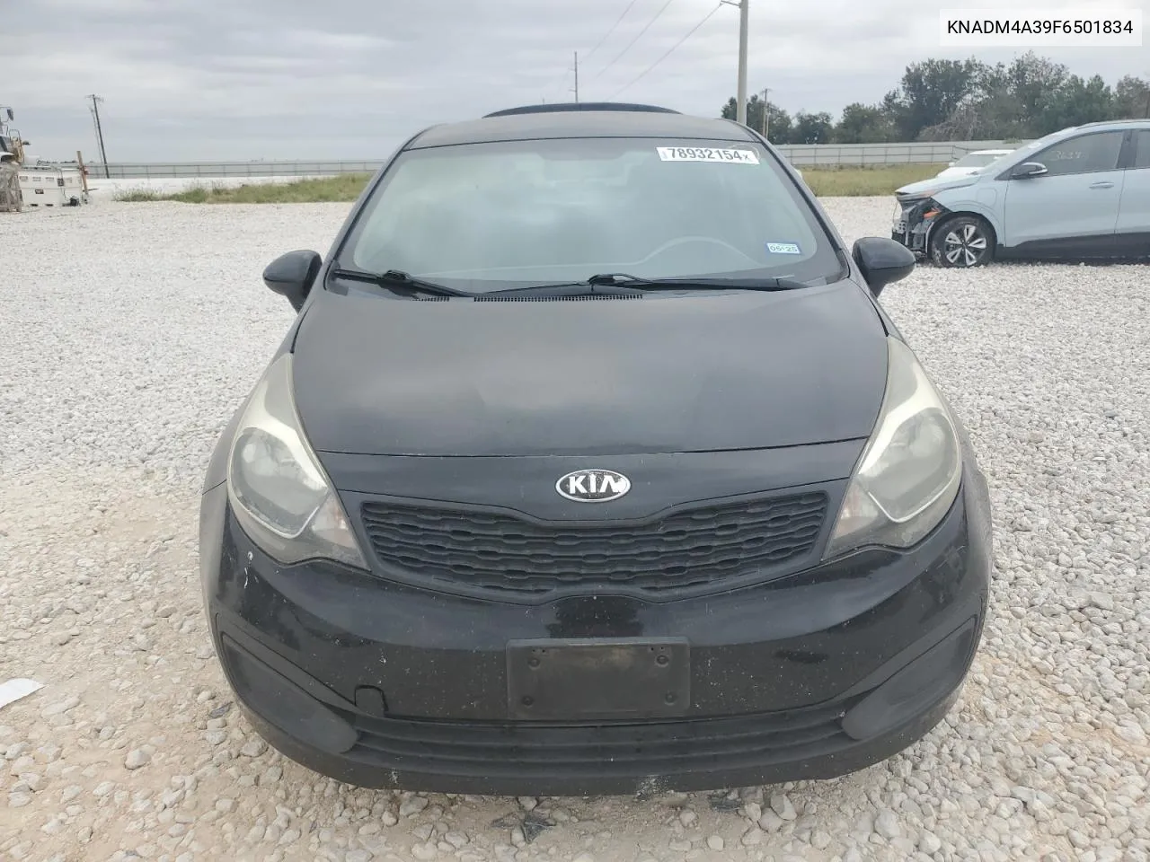 2015 Kia Rio Lx VIN: KNADM4A39F6501834 Lot: 78932154