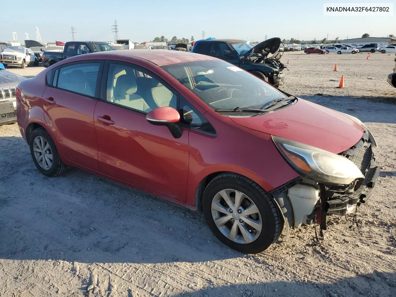 2015 Kia Rio Ex VIN: KNADN4A32F6427802 Lot: 80270014