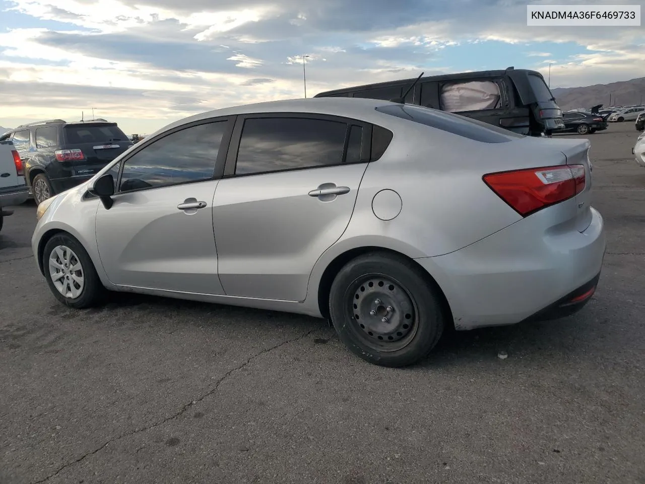 2015 Kia Rio Lx VIN: KNADM4A36F6469733 Lot: 80352614