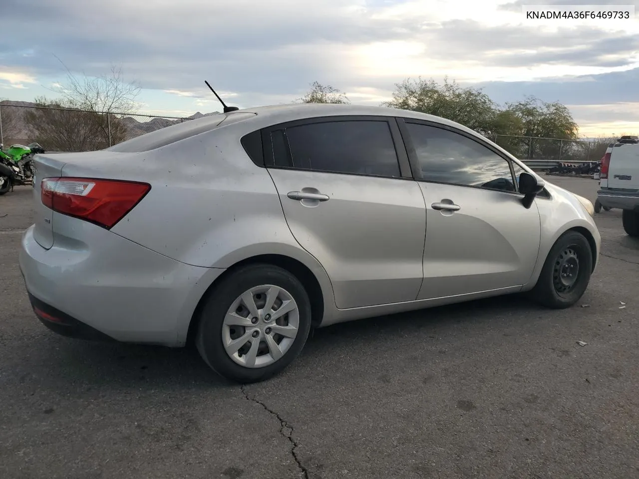 2015 Kia Rio Lx VIN: KNADM4A36F6469733 Lot: 80352614