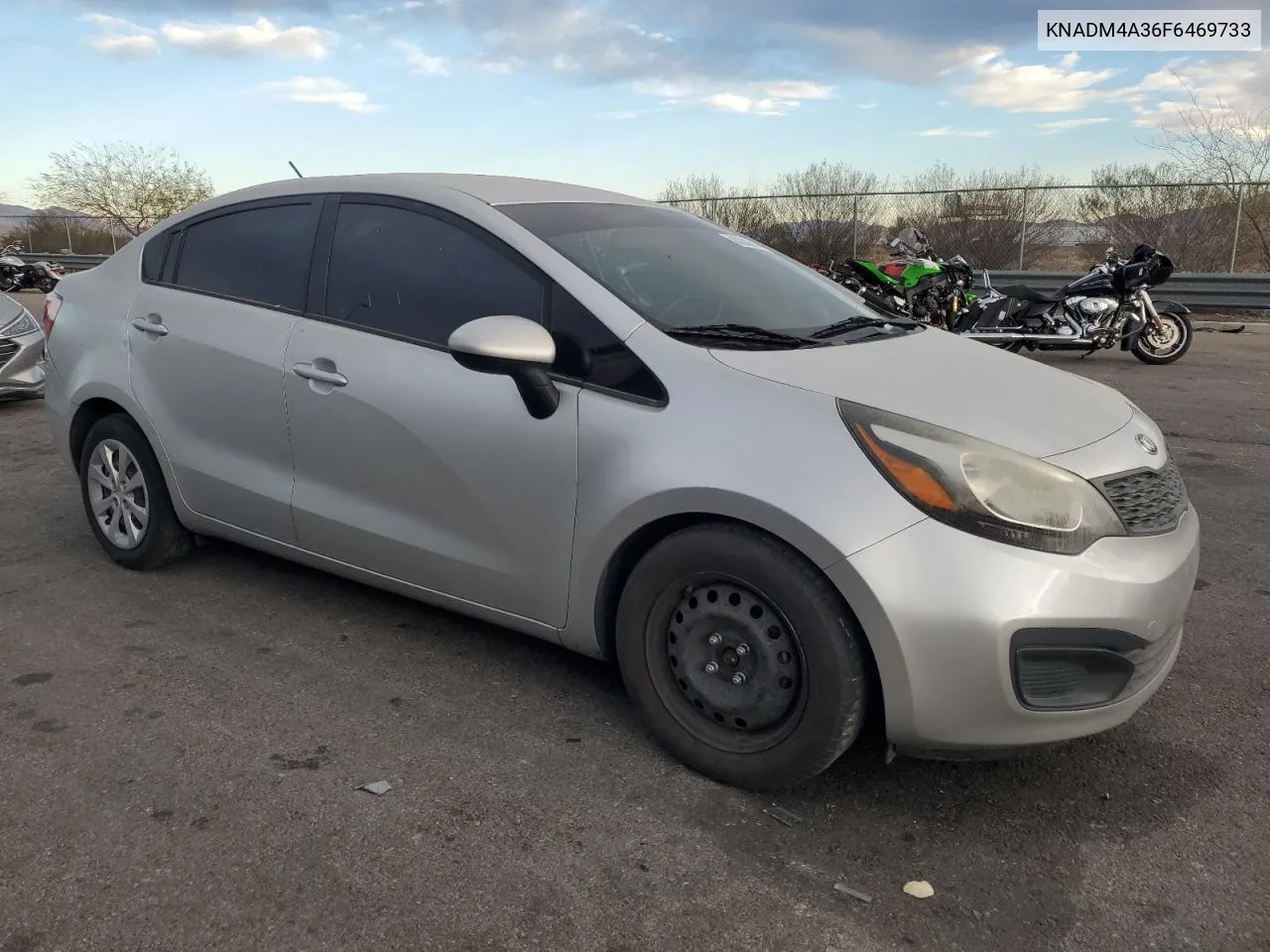 2015 Kia Rio Lx VIN: KNADM4A36F6469733 Lot: 80352614