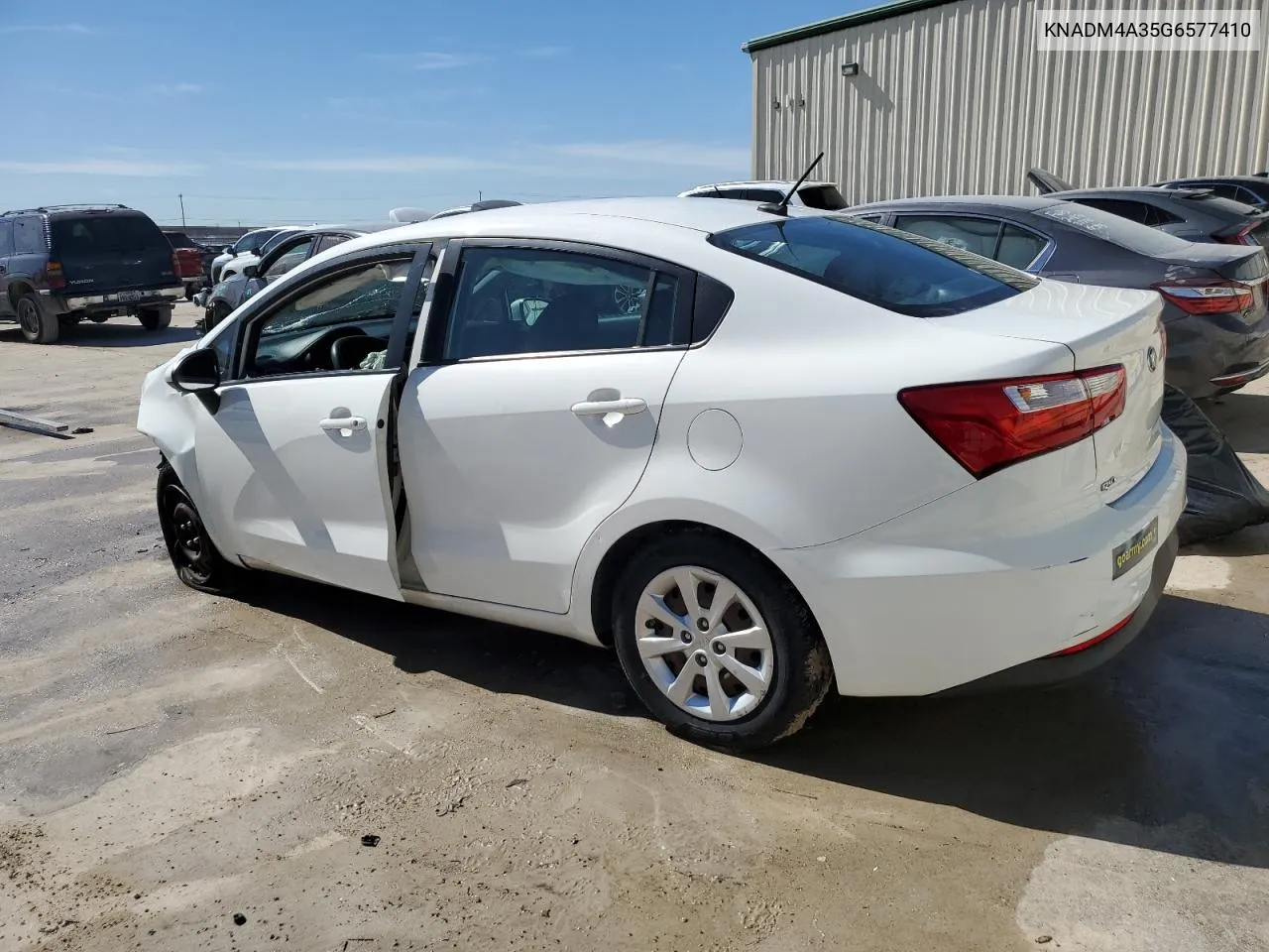 2016 Kia Rio Lx VIN: KNADM4A35G6577410 Lot: 43571064