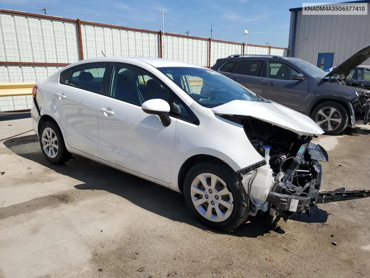 2016 Kia Rio Lx VIN: KNADM4A35G6577410 Lot: 43571064