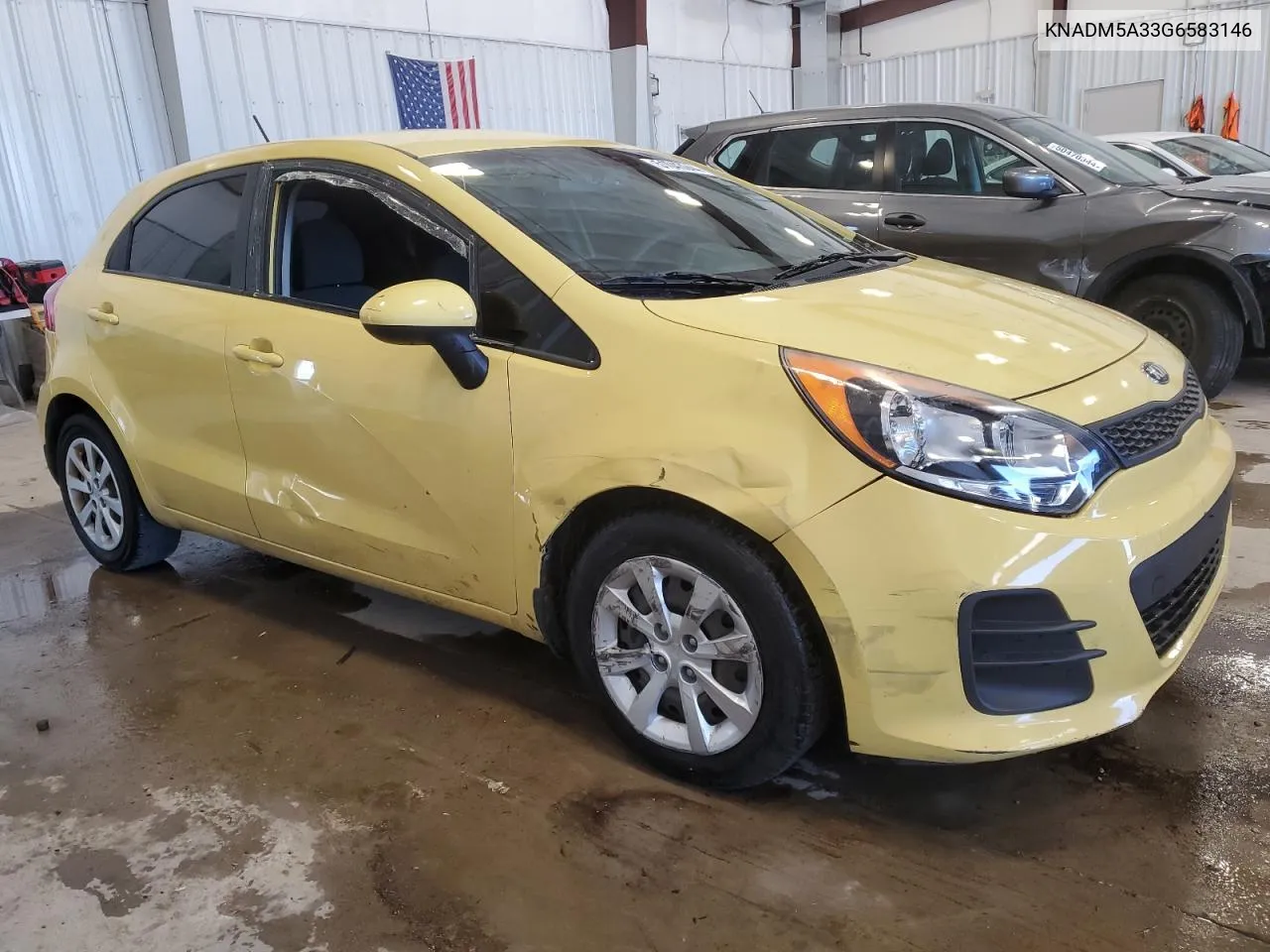 2016 Kia Rio Lx VIN: KNADM5A33G6583146 Lot: 51043944