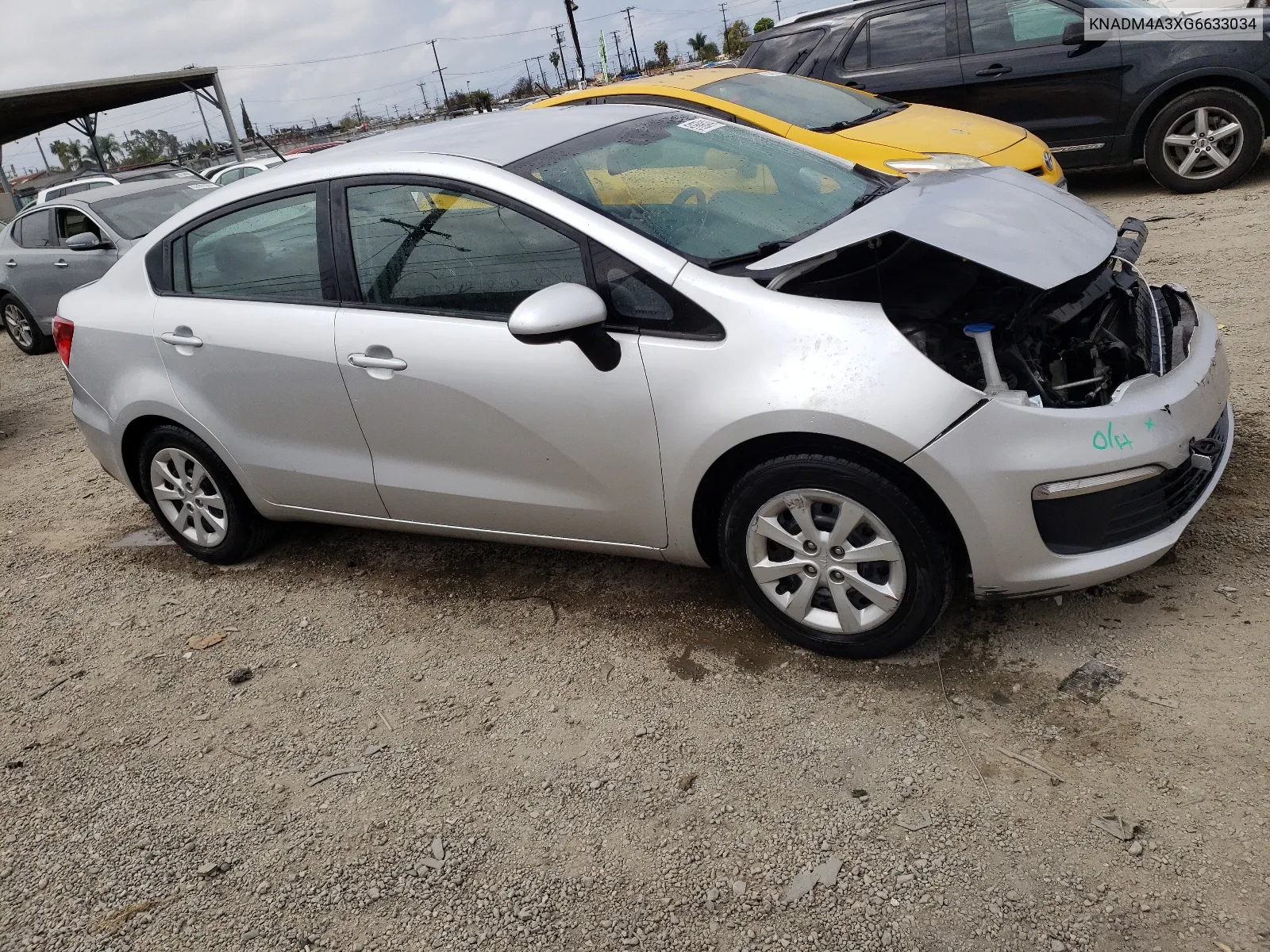 KNADM4A3XG6633034 2016 Kia Rio Lx