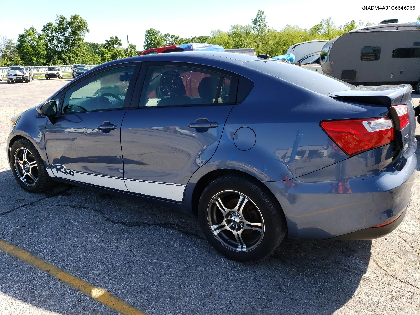 2016 Kia Rio Lx VIN: KNADM4A31G6646965 Lot: 54360324