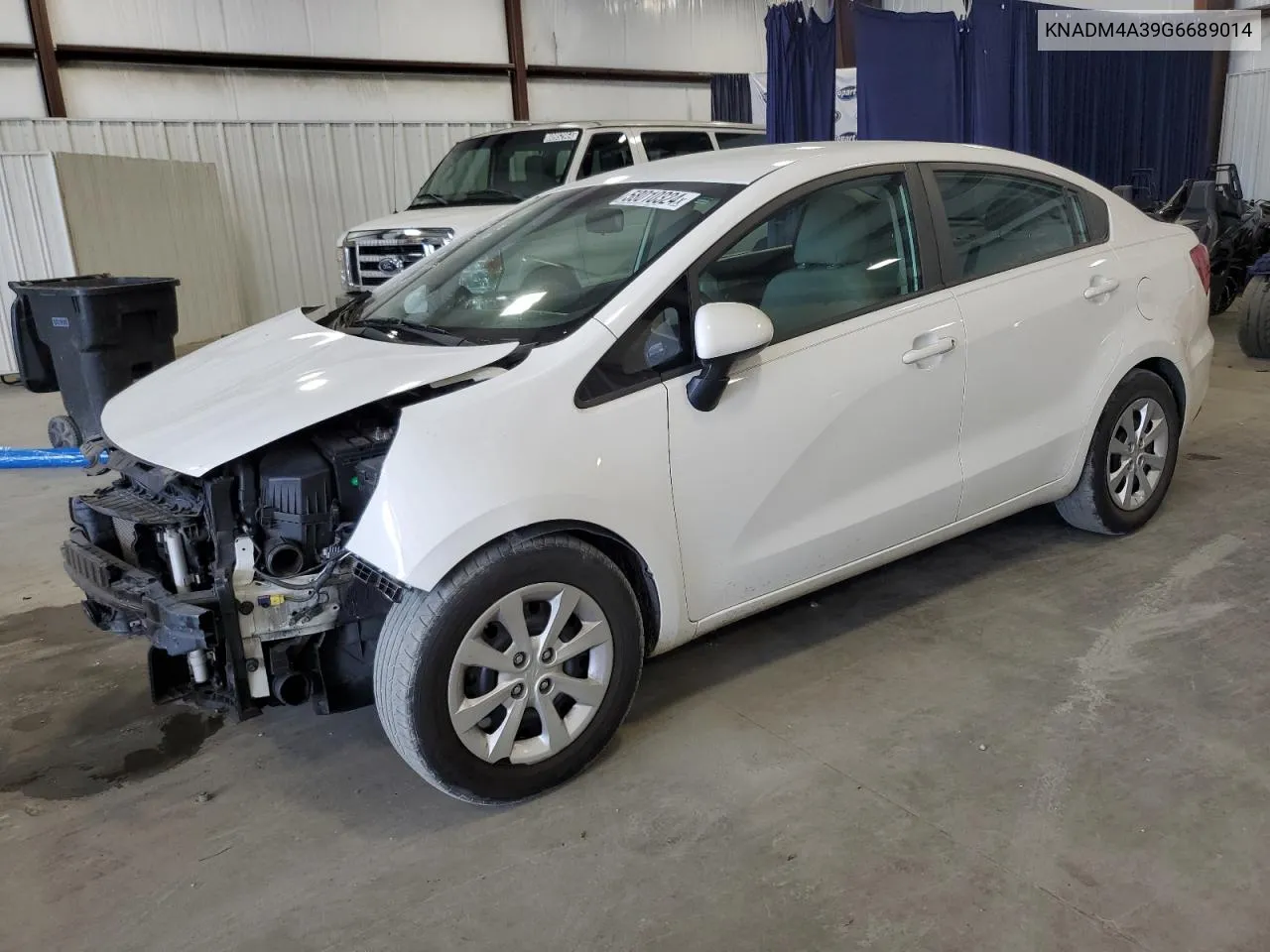 2016 Kia Rio Lx VIN: KNADM4A39G6689014 Lot: 58010324