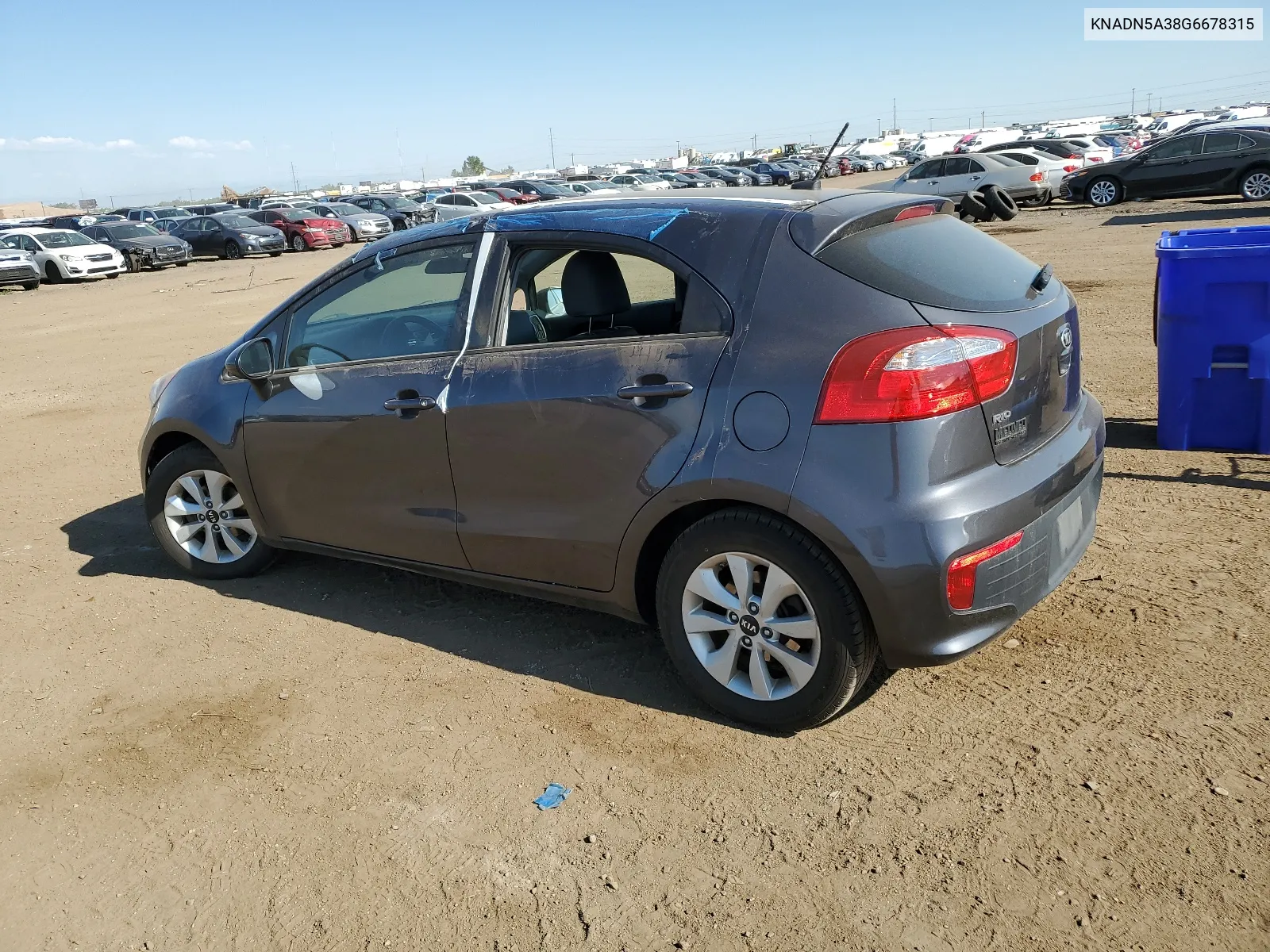 KNADN5A38G6678315 2016 Kia Rio Ex