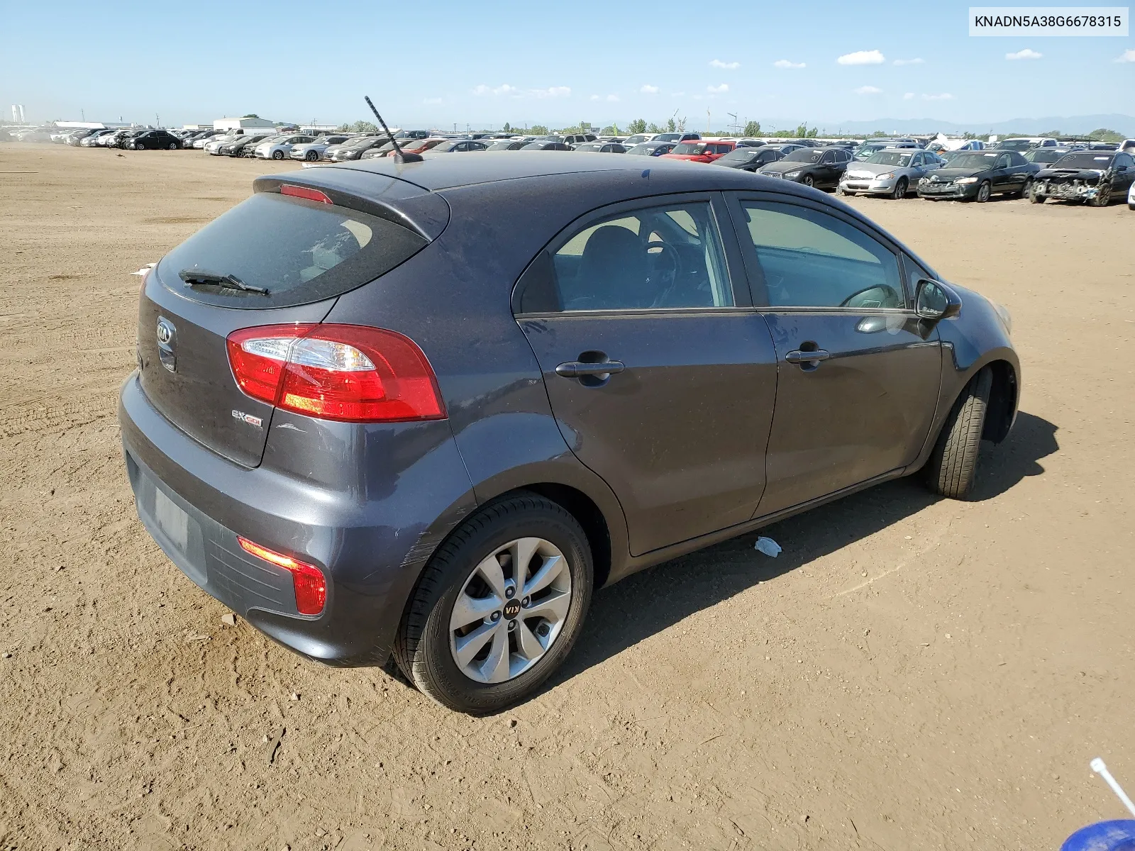 KNADN5A38G6678315 2016 Kia Rio Ex