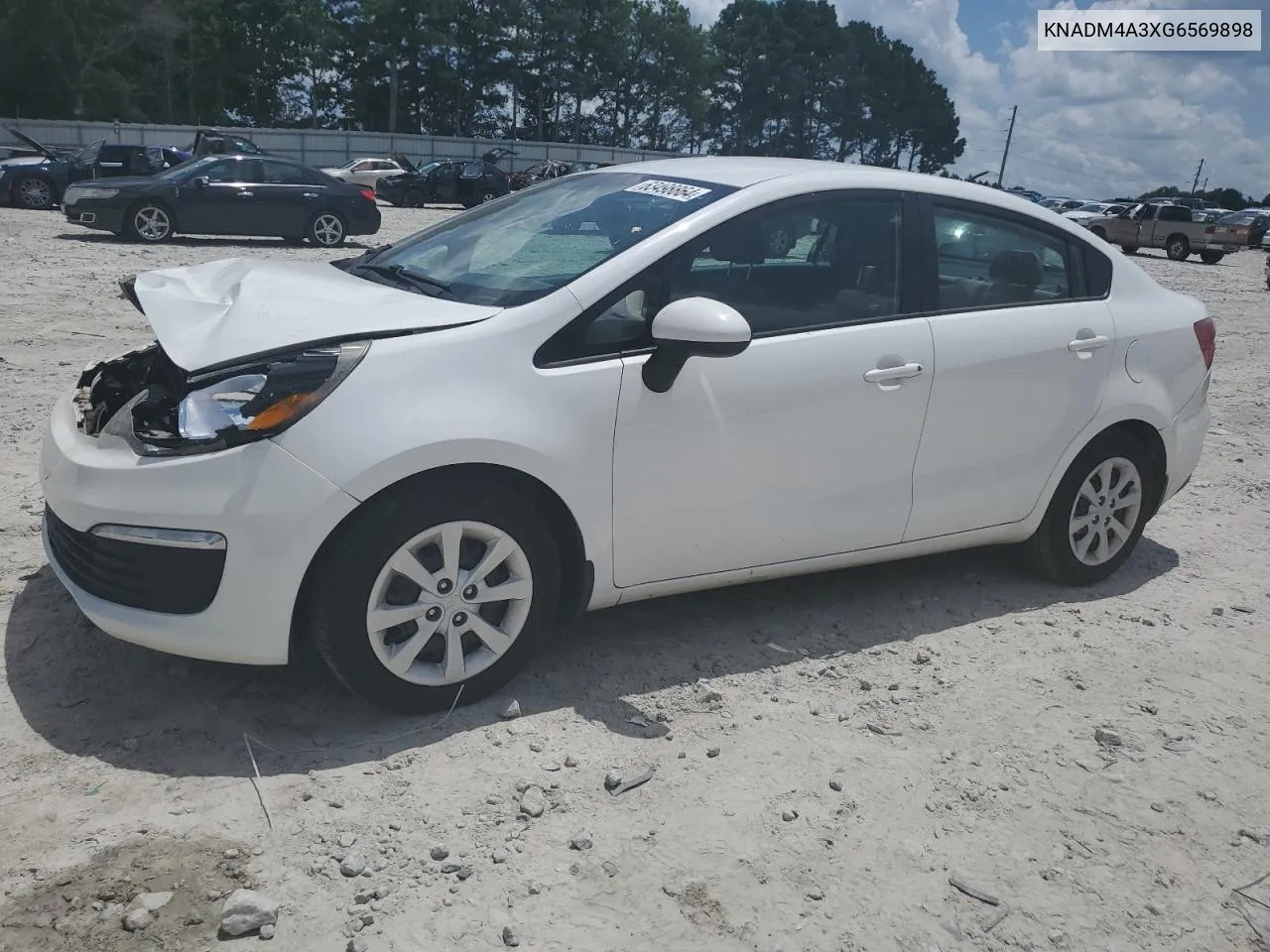 KNADM4A3XG6569898 2016 Kia Rio Lx