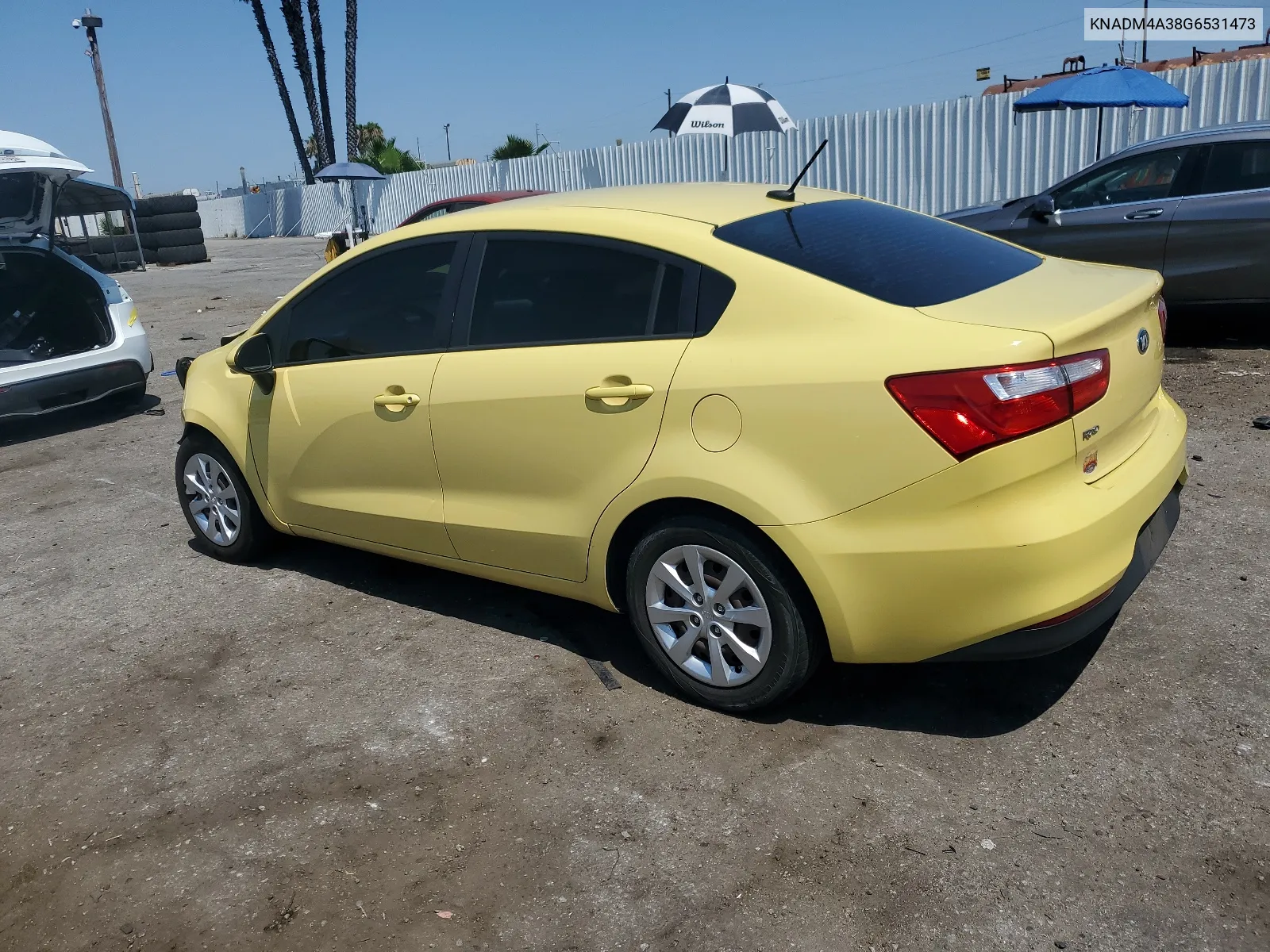 KNADM4A38G6531473 2016 Kia Rio Lx