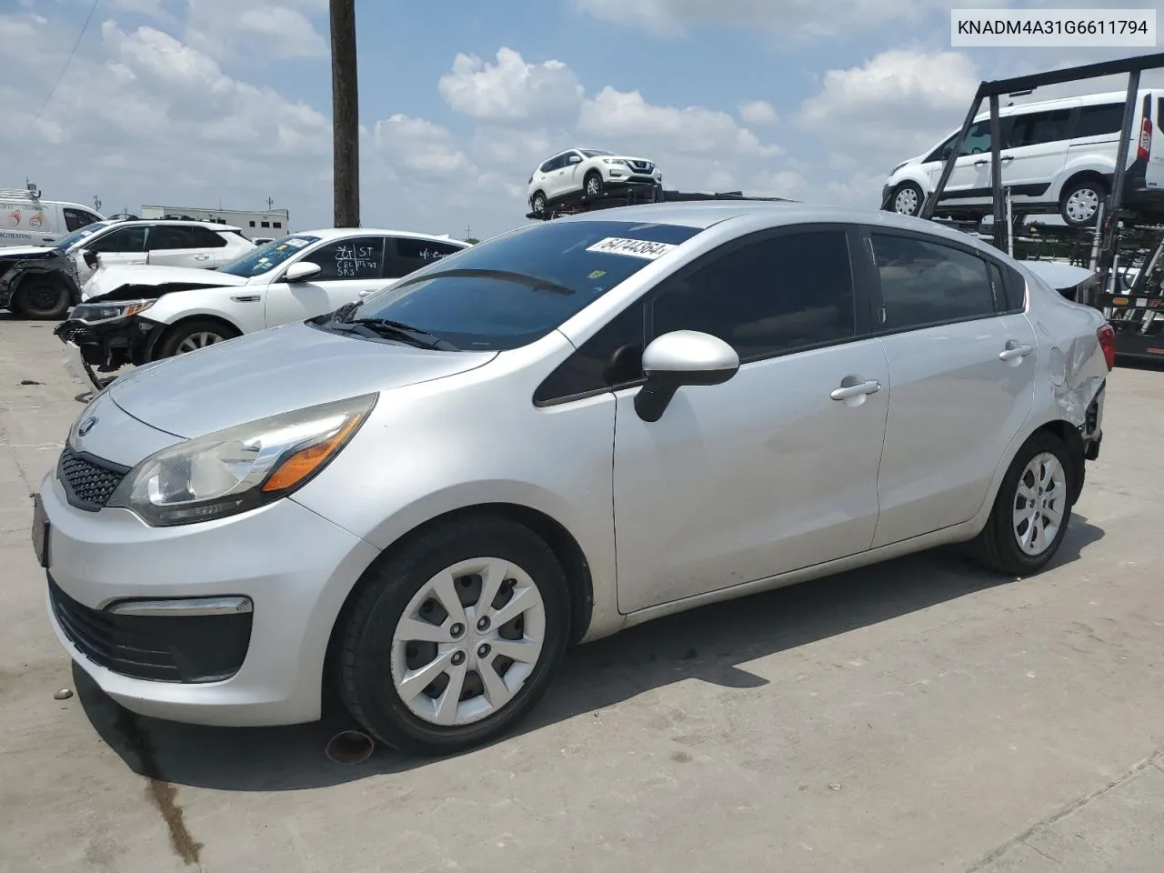 KNADM4A31G6611794 2016 Kia Rio Lx