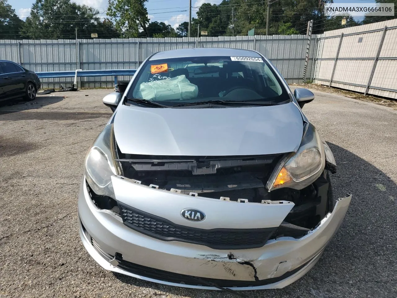 KNADM4A3XG6664106 2016 Kia Rio Lx