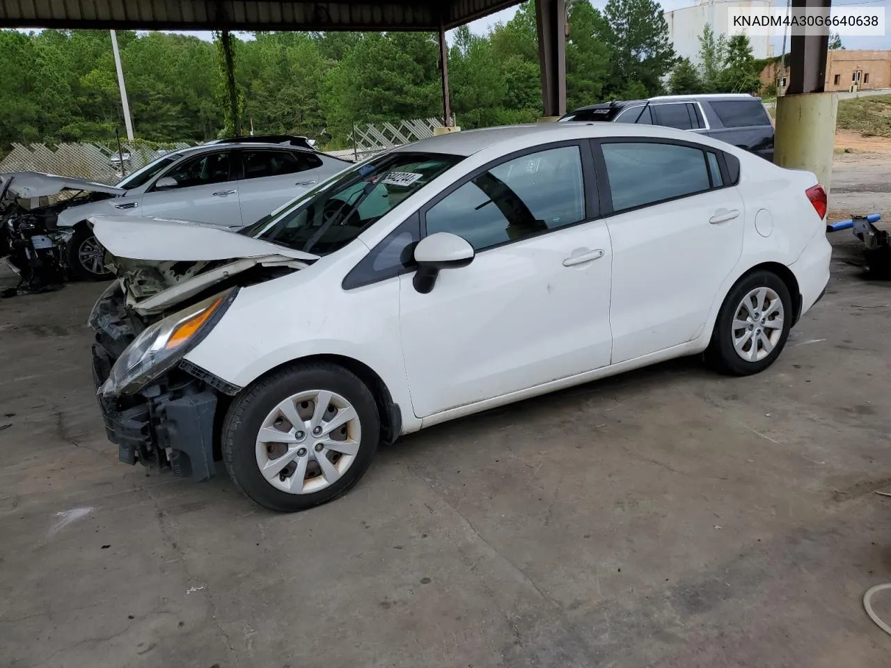 2016 Kia Rio Lx VIN: KNADM4A30G6640638 Lot: 65442244