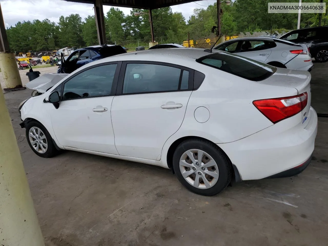 2016 Kia Rio Lx VIN: KNADM4A30G6640638 Lot: 65442244