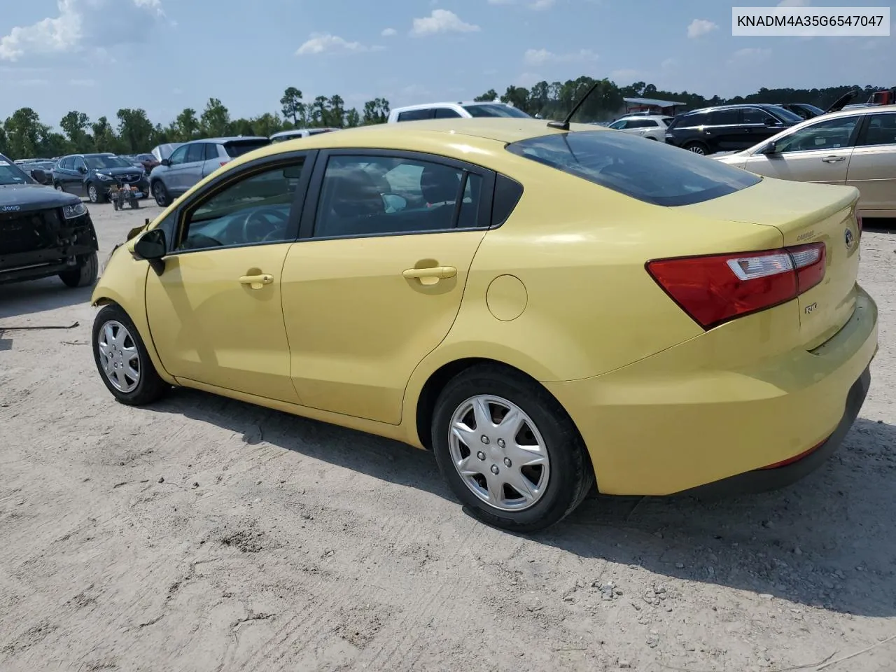 2016 Kia Rio Lx VIN: KNADM4A35G6547047 Lot: 65941554