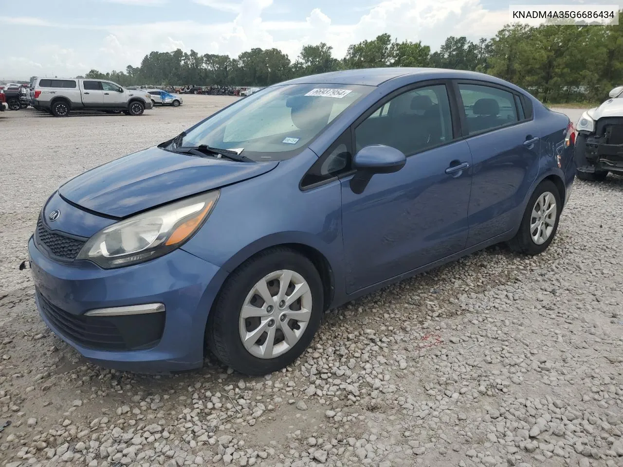 KNADM4A35G6686434 2016 Kia Rio Lx